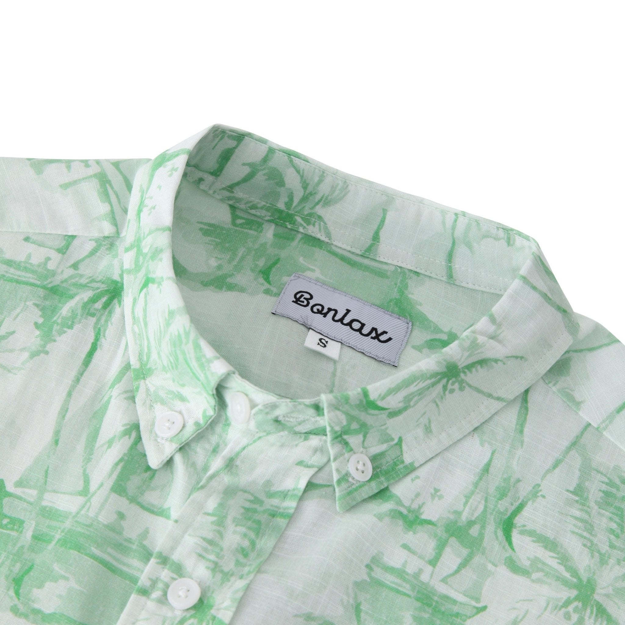 Trees & Boat Pattern Hawaiian Shirt - Bonlax - Bonlax
