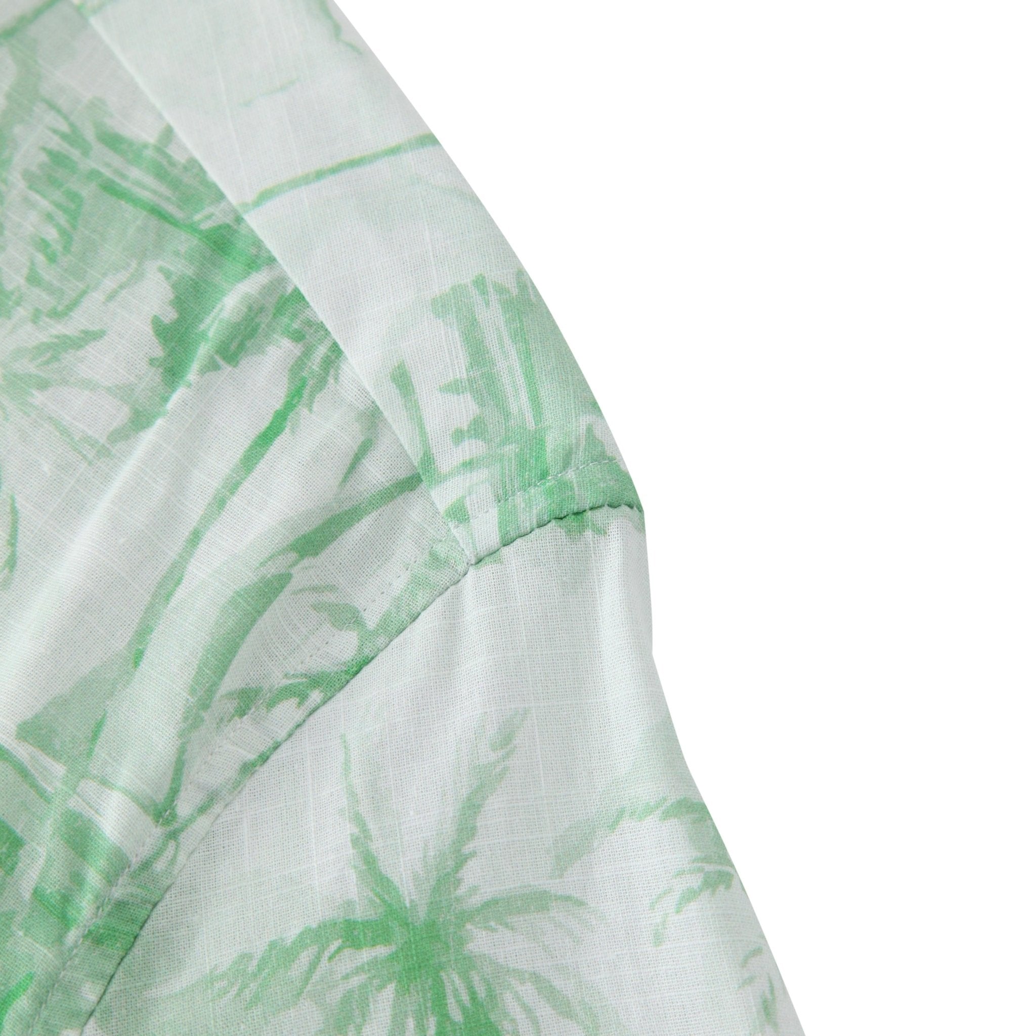 Trees & Boat Pattern Hawaiian Shirt - Bonlax - Bonlax