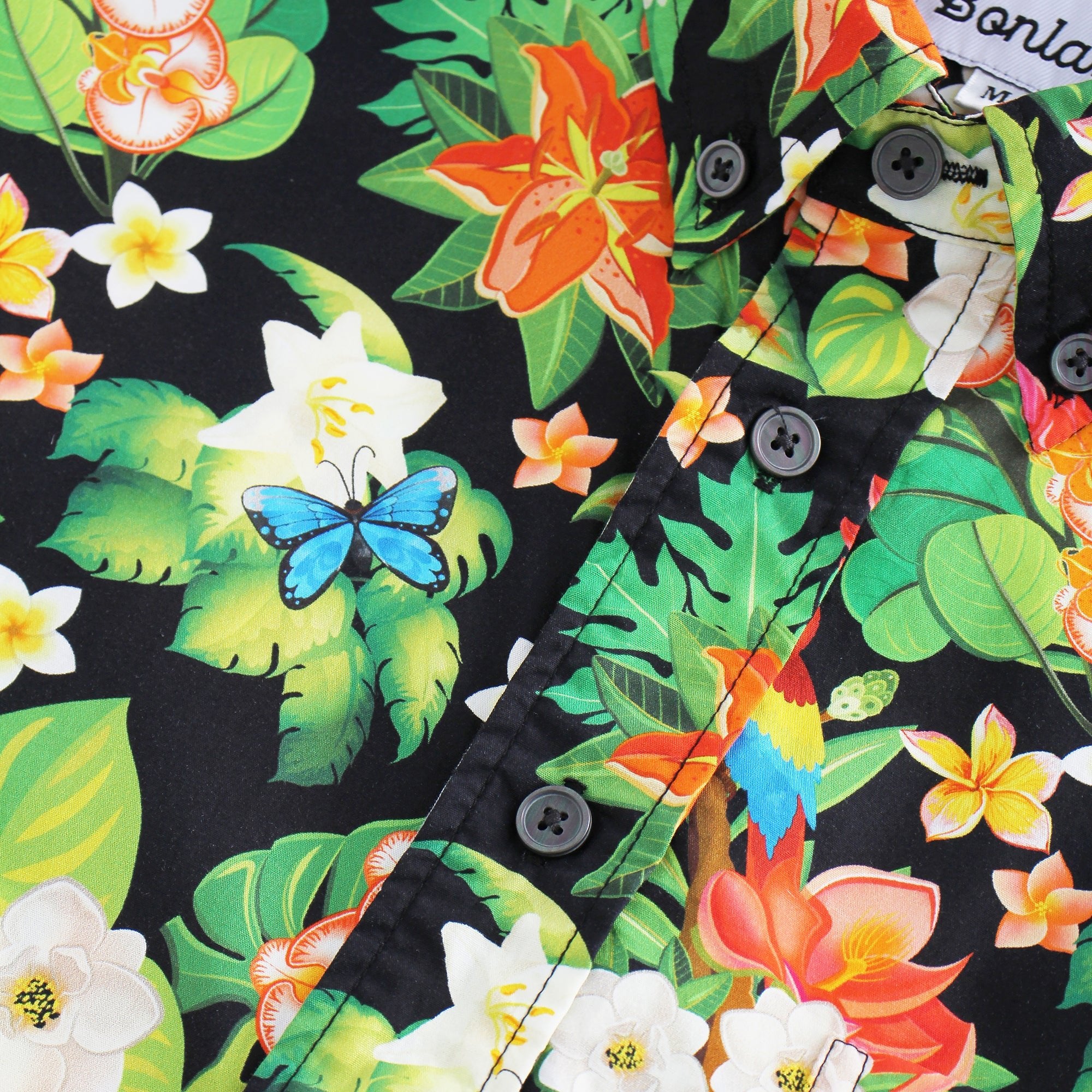 Tropical Jungle Theme Hawaiian Shirt - Bonlax - Bonlax