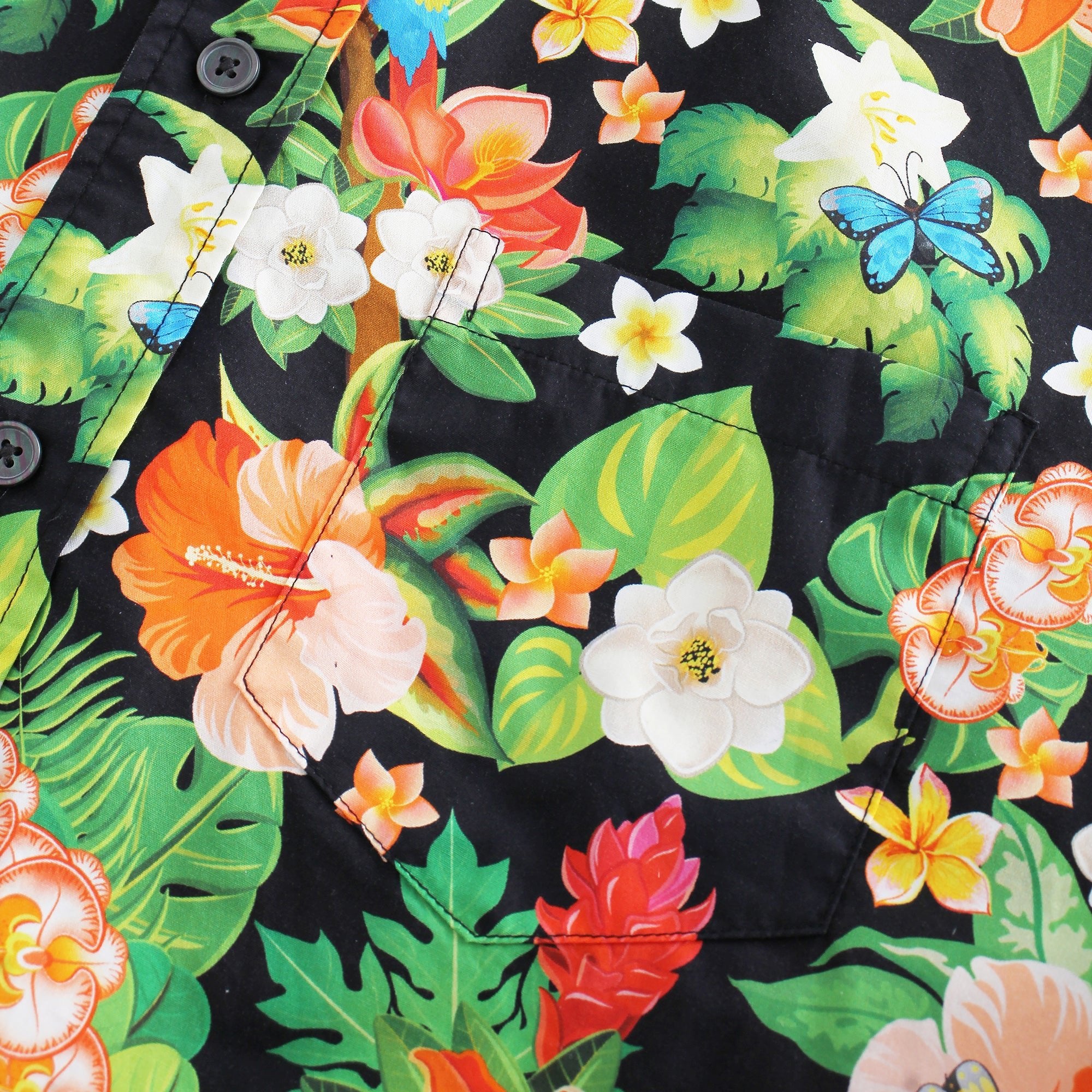 Tropical Jungle Theme Hawaiian Shirt - Bonlax - Bonlax