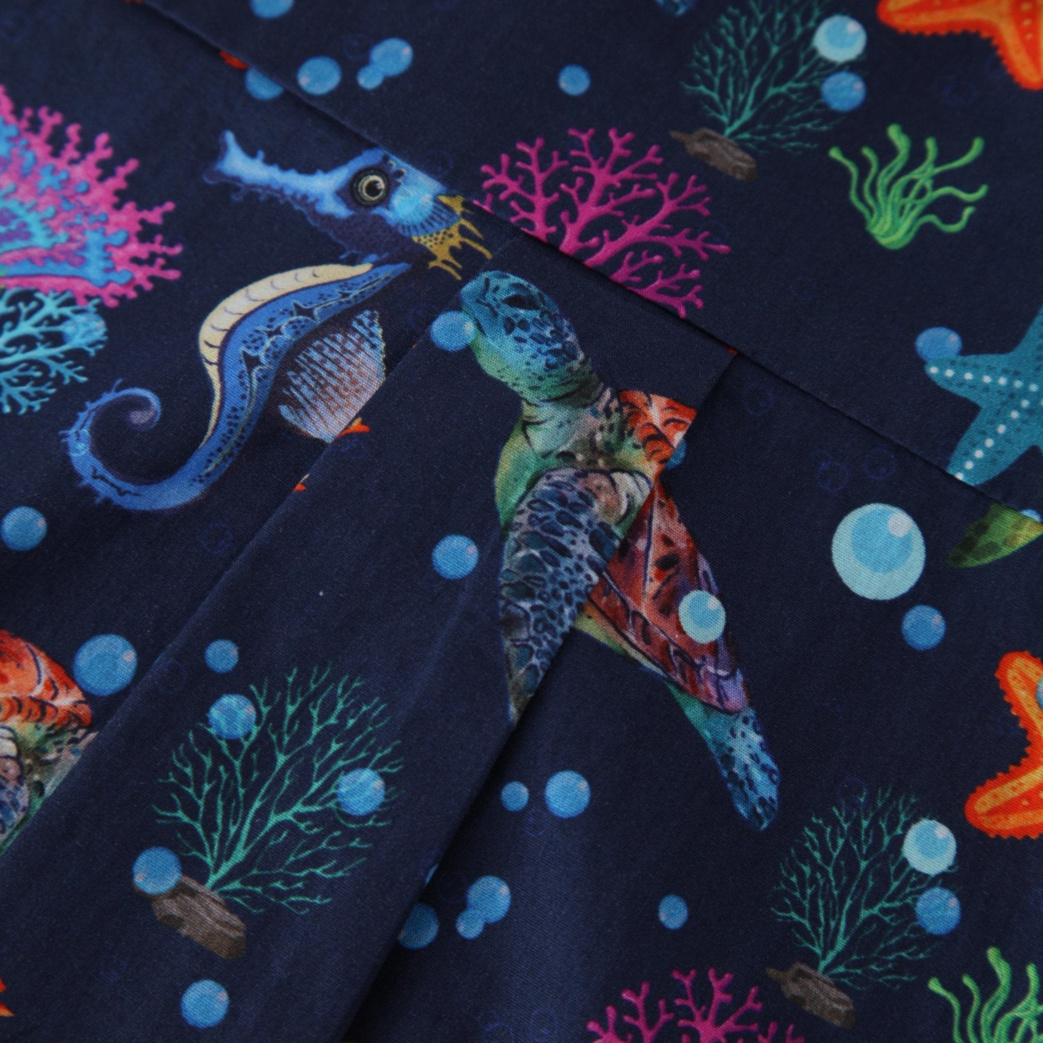 Turtle Shell Pattern Short Sleeve Beach Shirt - Bonlax - Bonlax