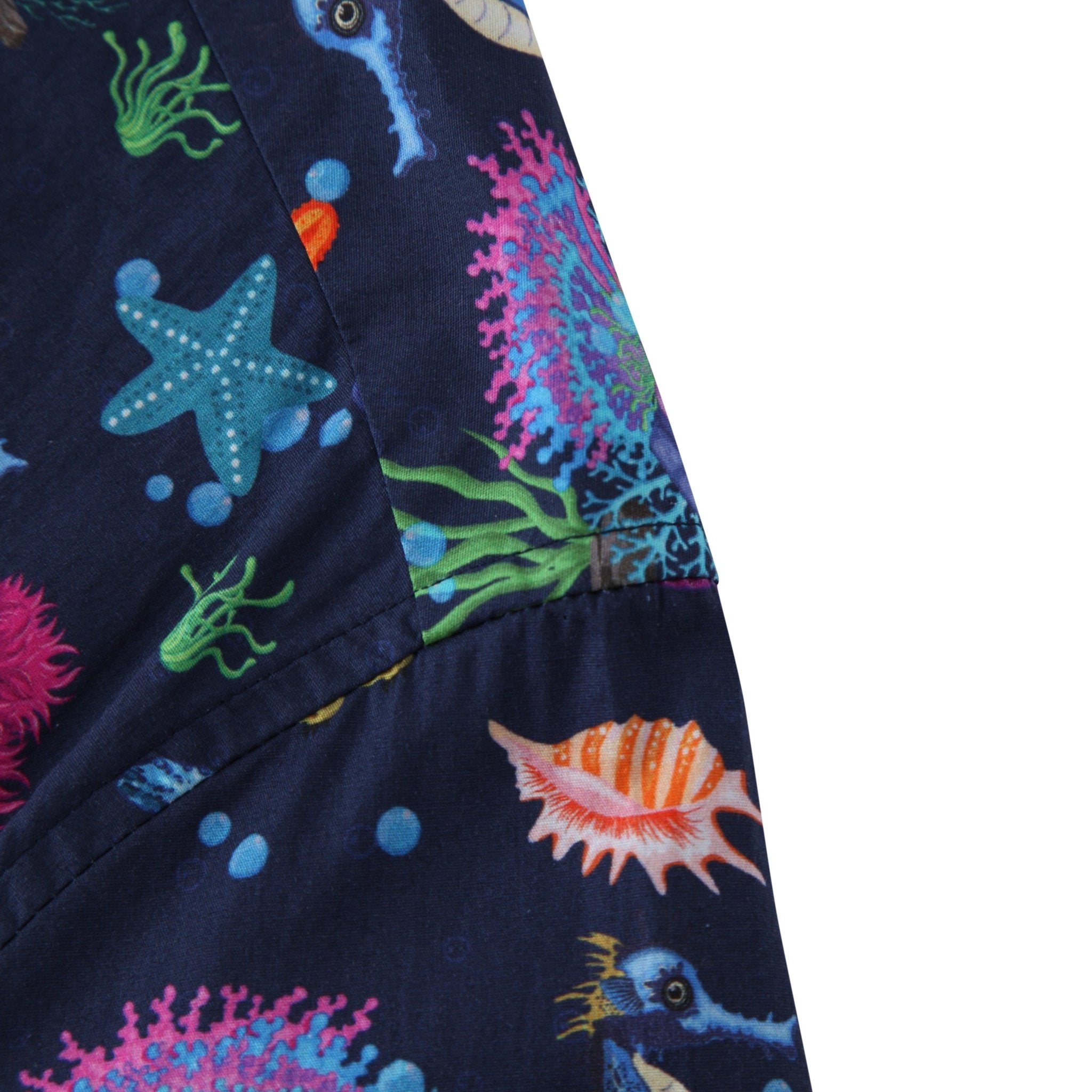 Turtle Shell Pattern Short Sleeve Beach Shirt - Bonlax - Bonlax