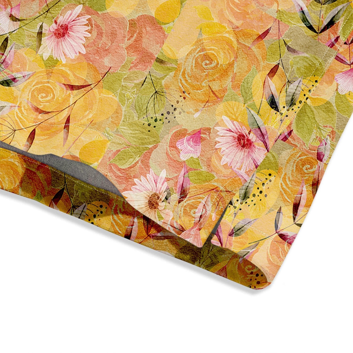 Watercolor Flower Pattern Short Sleeve Shirt - Bonlax - Bonlax