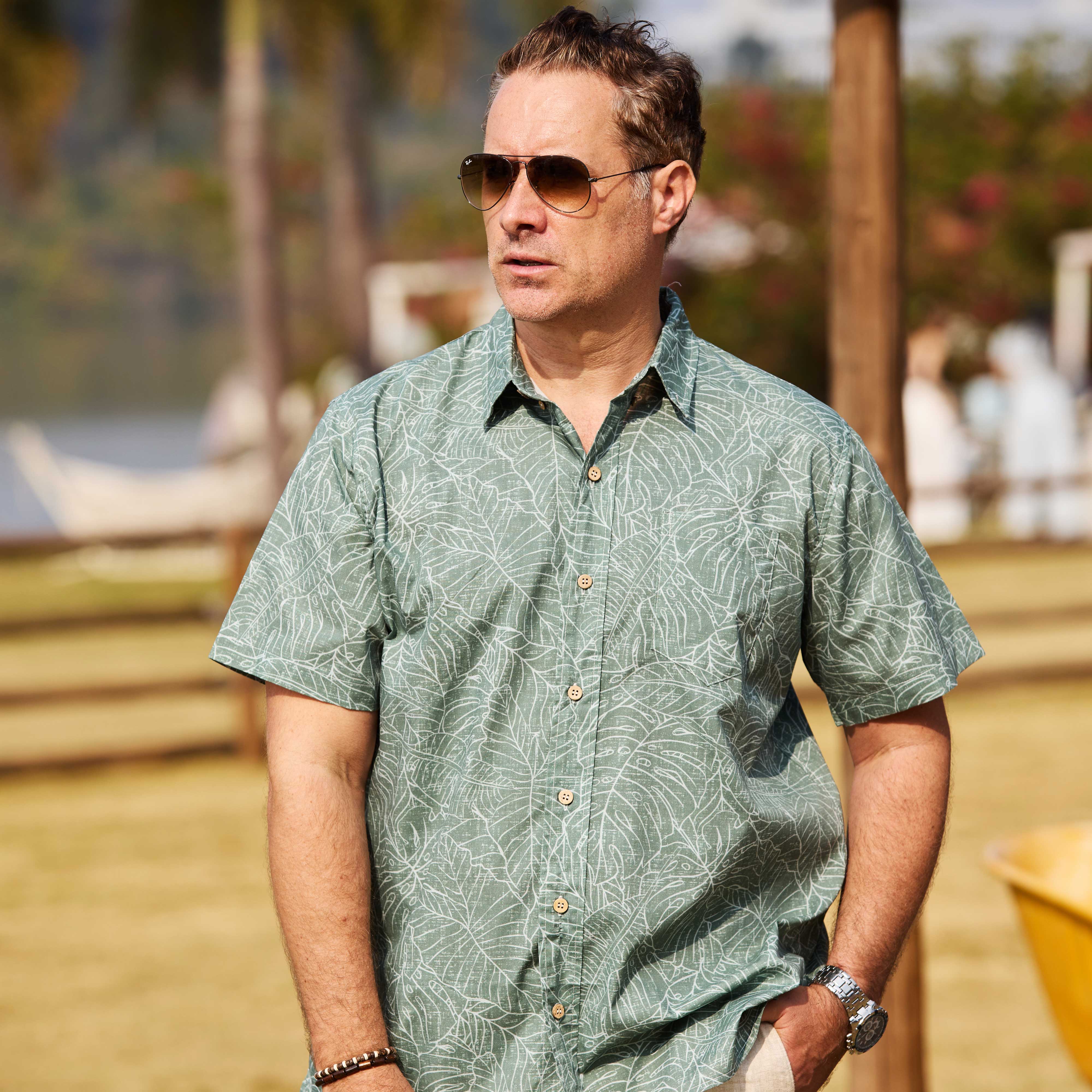 Indigo tropic Resort Shirt