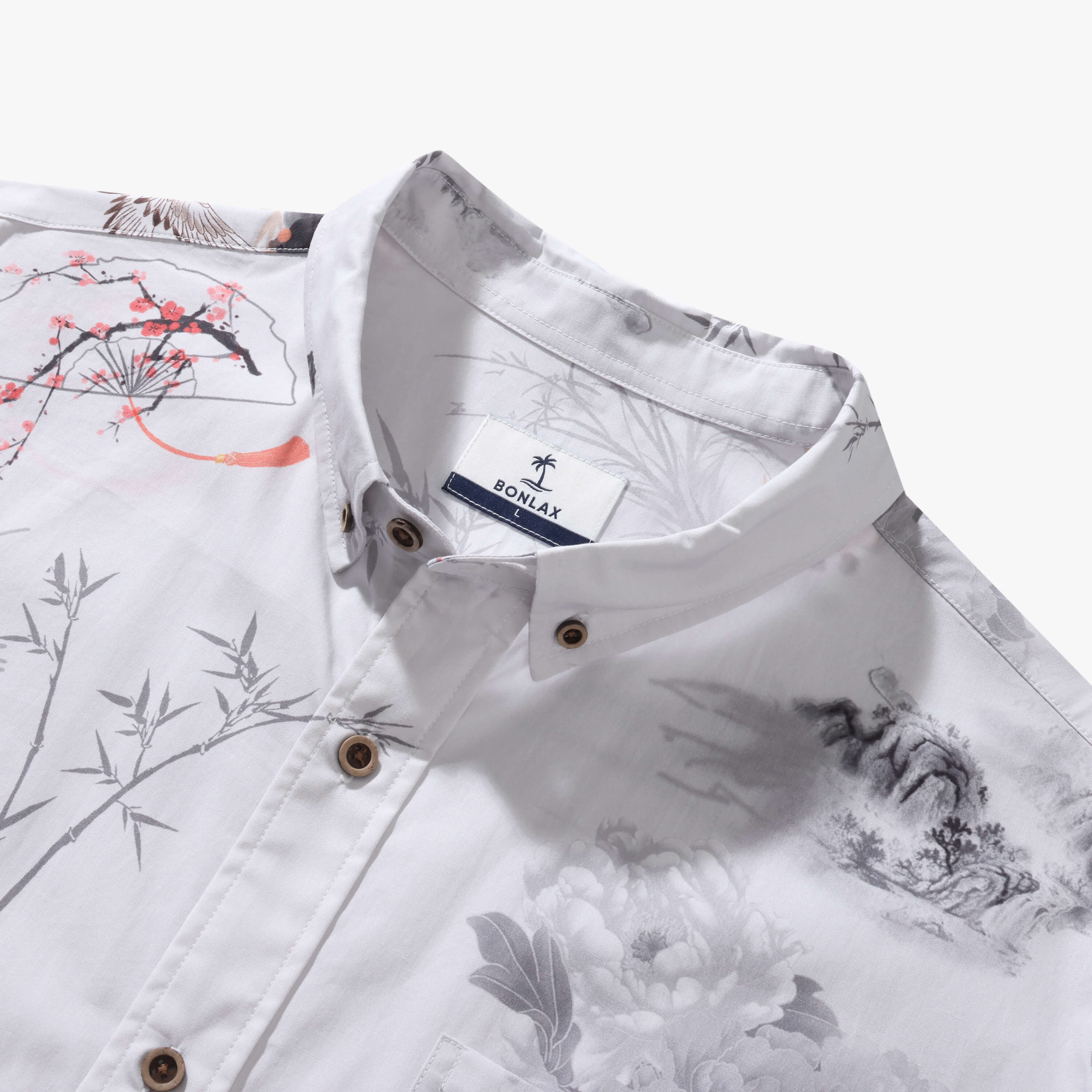 Oriental Poetic Landscape Shirt