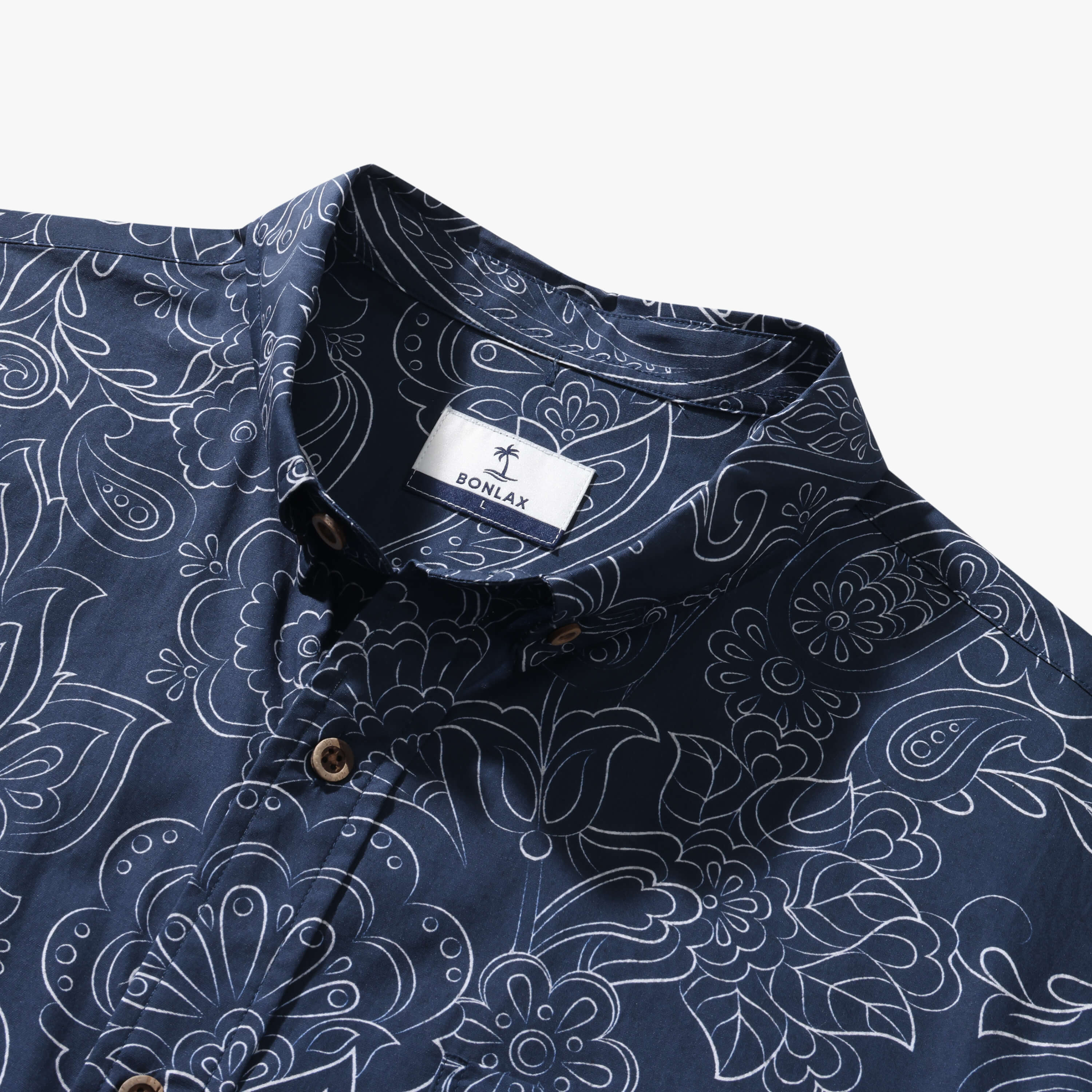 Cocoa Paisley Vintage Short-Sleeve