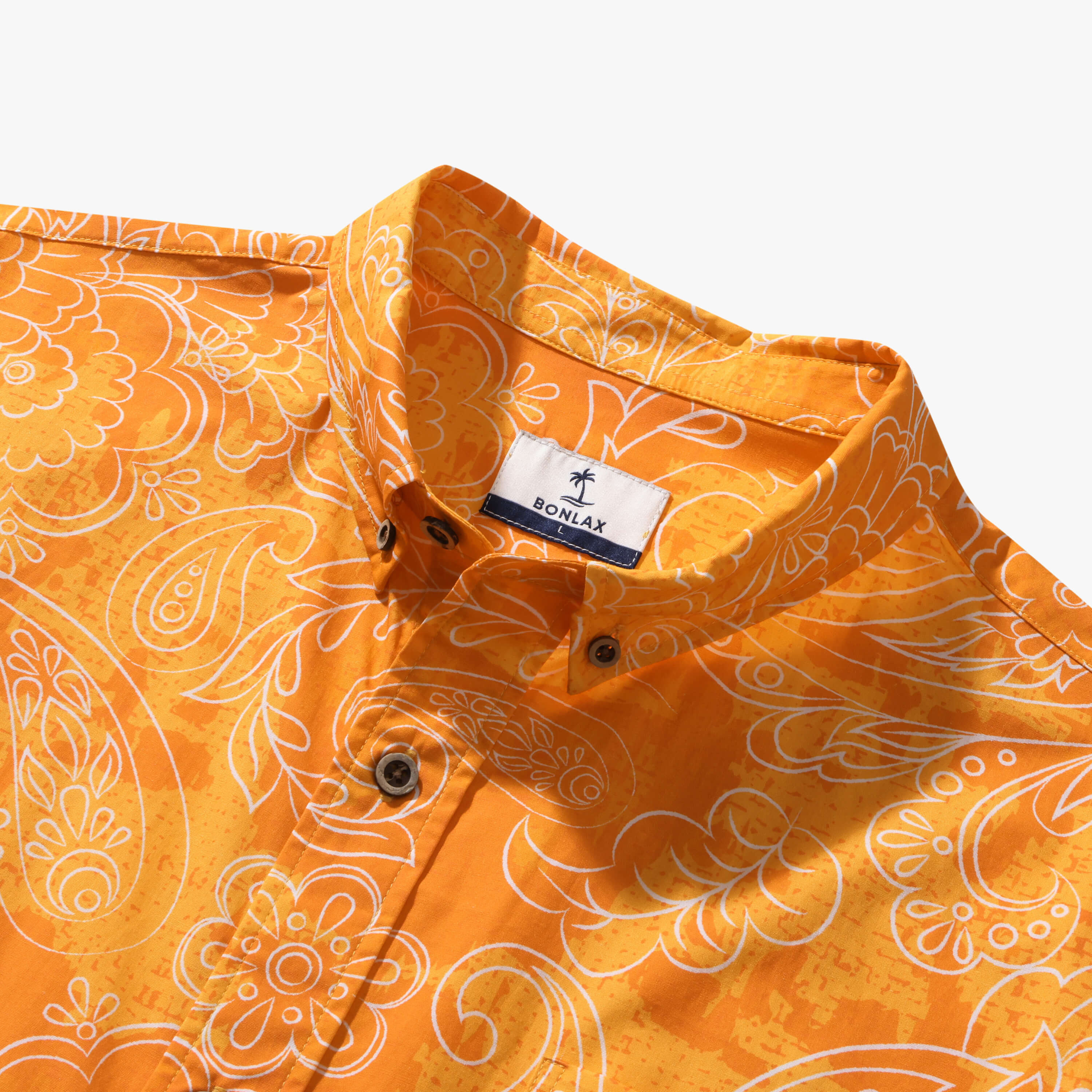 Cocoa Paisley Vintage Short-Sleeve