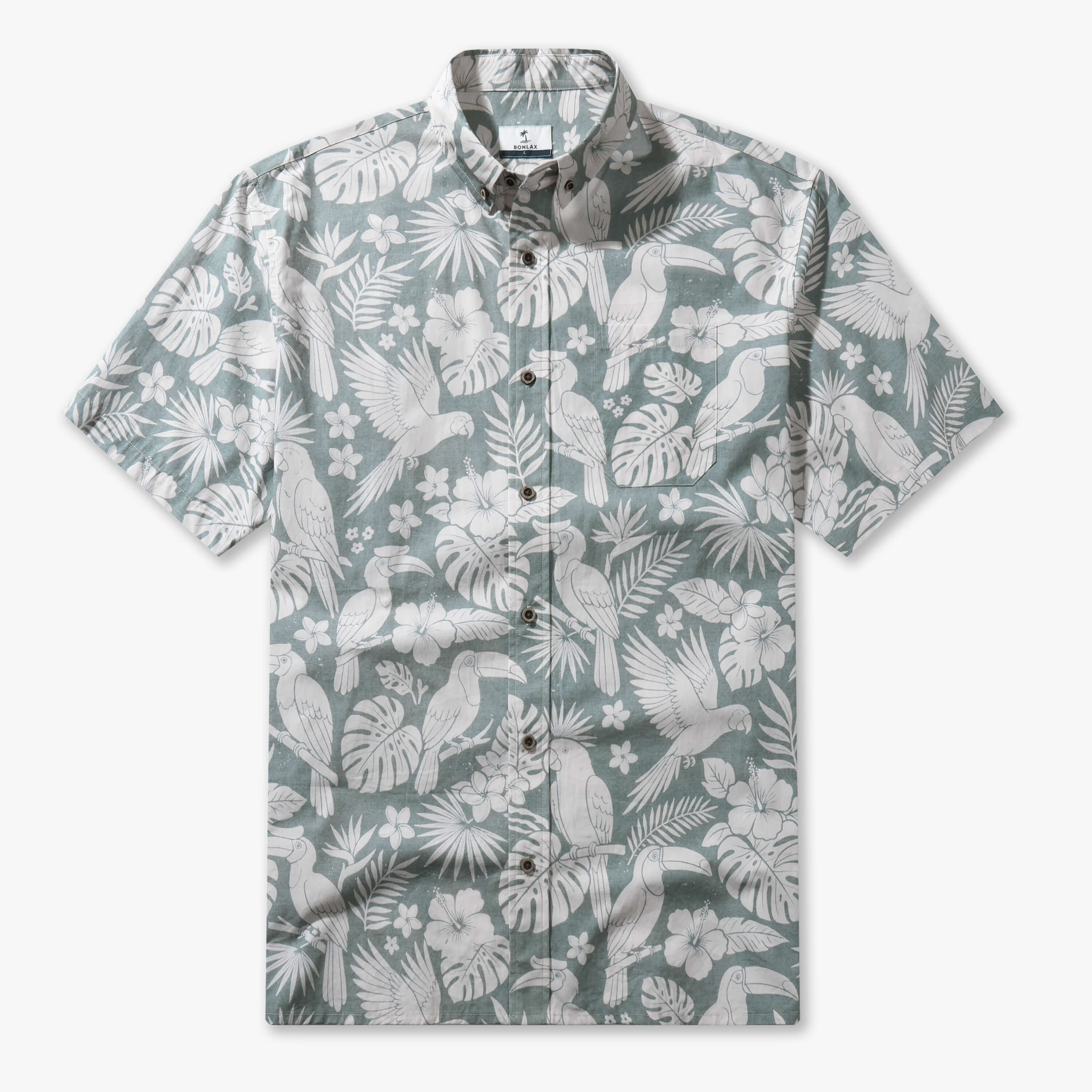 Das Coastal Aviary Toile Hemd