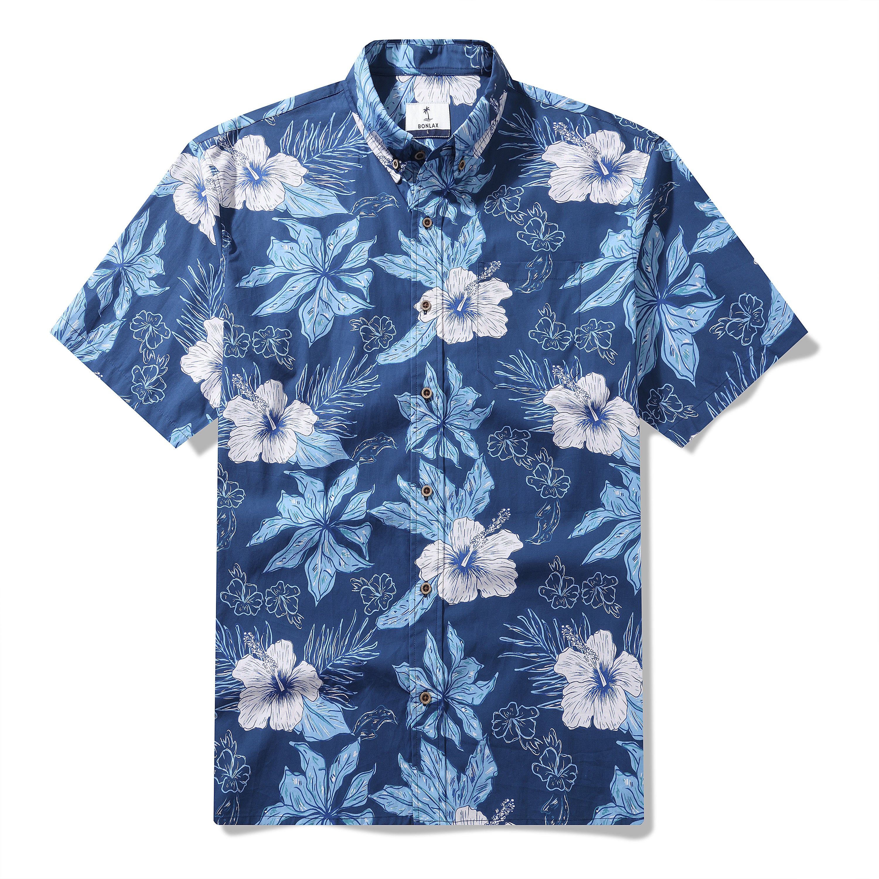 Midnight Hibiscus Shirt