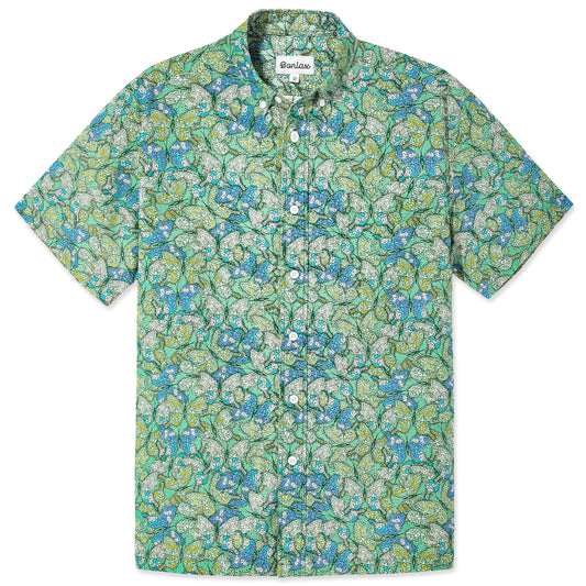 Hawaiihemd mit Schmetterlings-Print - Bonlax 
