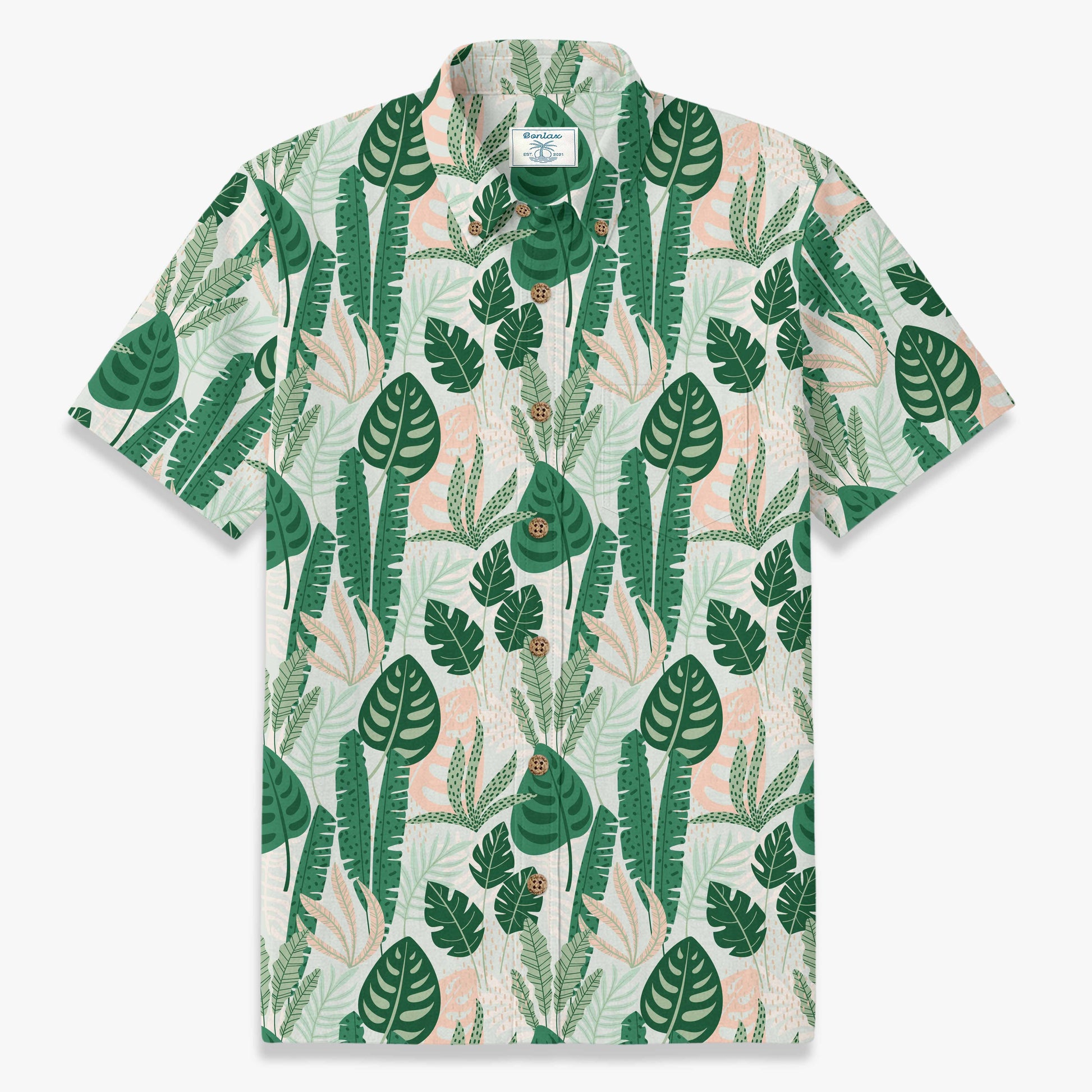 Tropical green leaves
