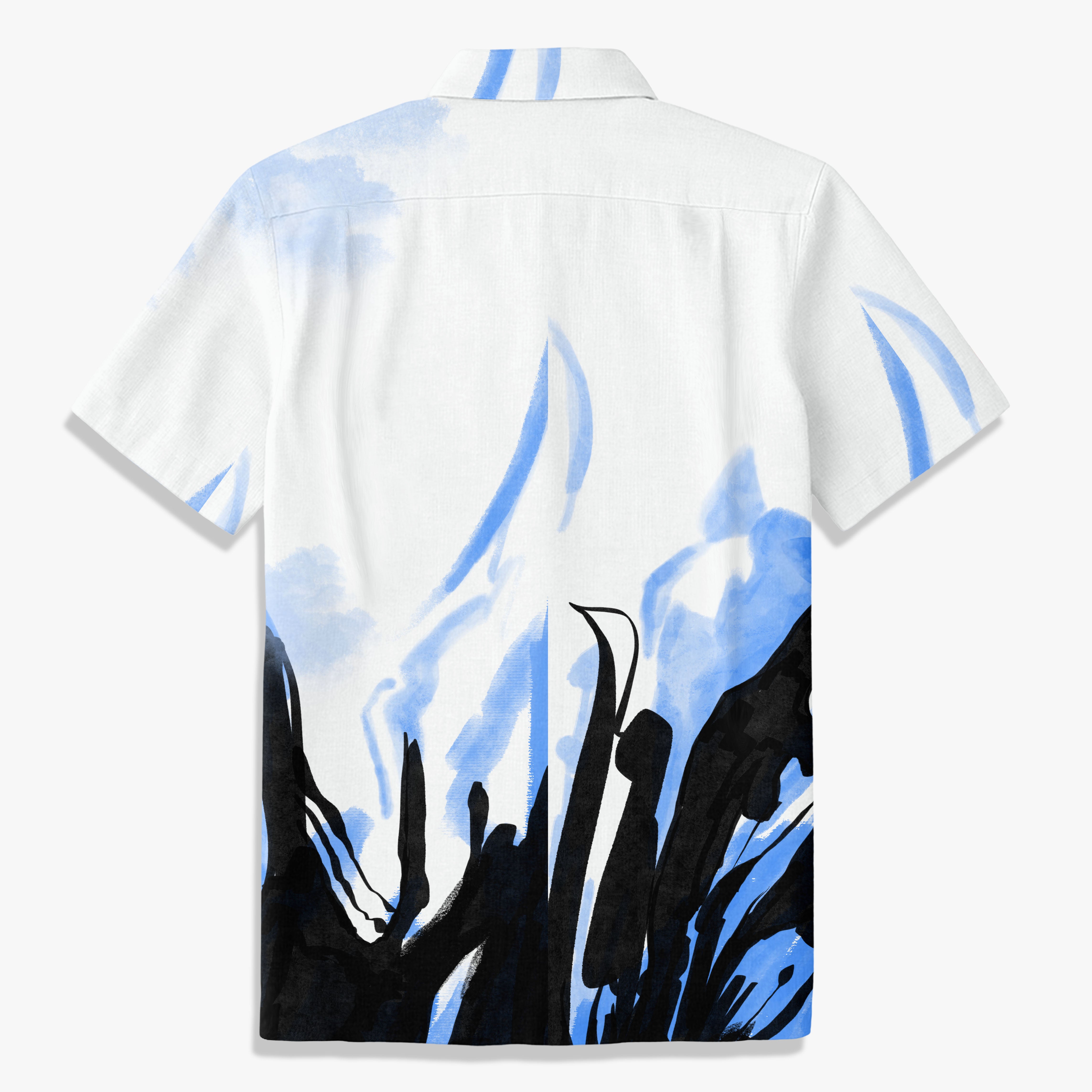 Crane & Deer in Mythic Skies