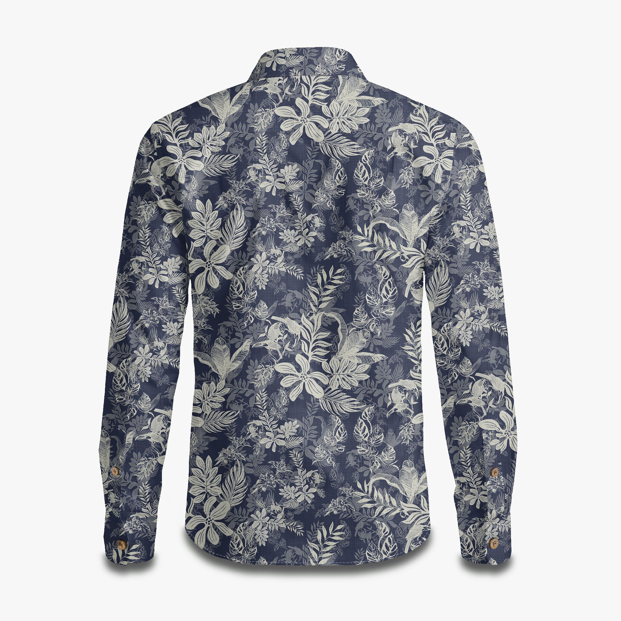 Birdsong and Flowers Long Sleeve Shirt