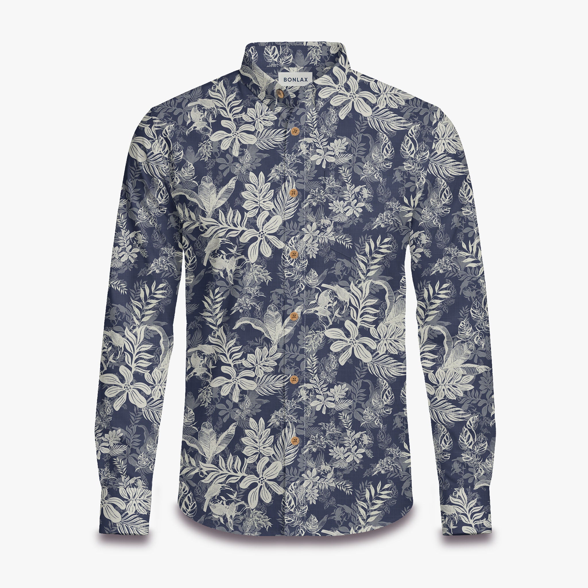 Birdsong and Flowers Long Sleeve Shirt