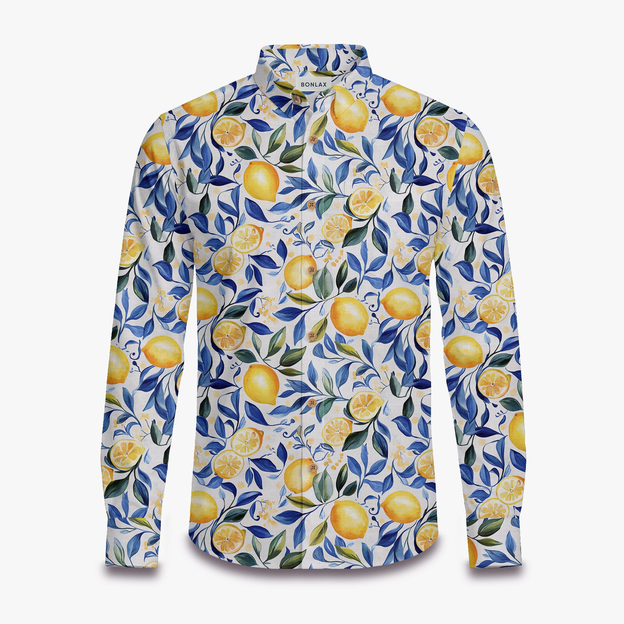 Amalfi Lemons Long Sleeve Shirt