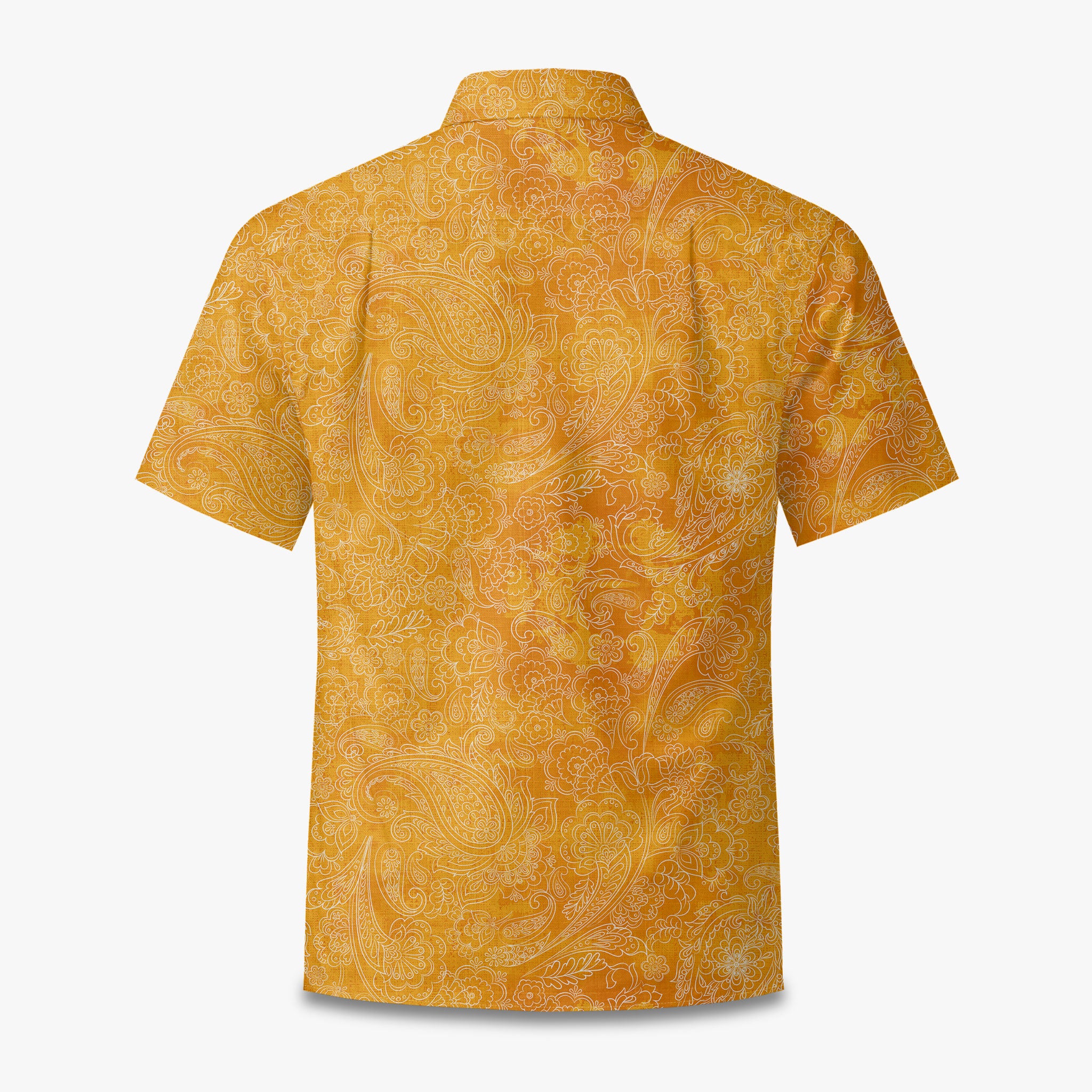 Cocoa Paisley Vintage Short-Sleeve