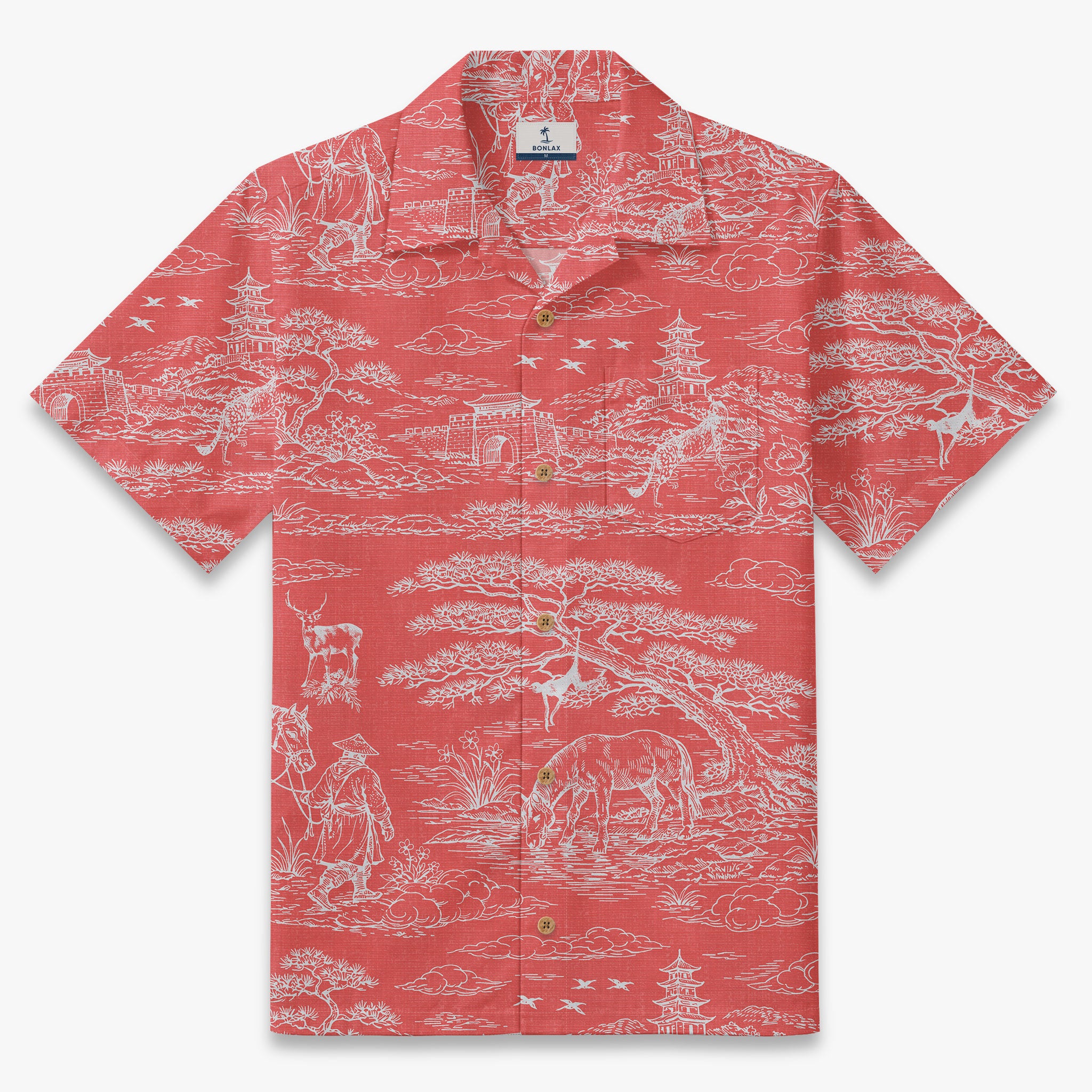 Eastern Toile Journey Camp Shirt