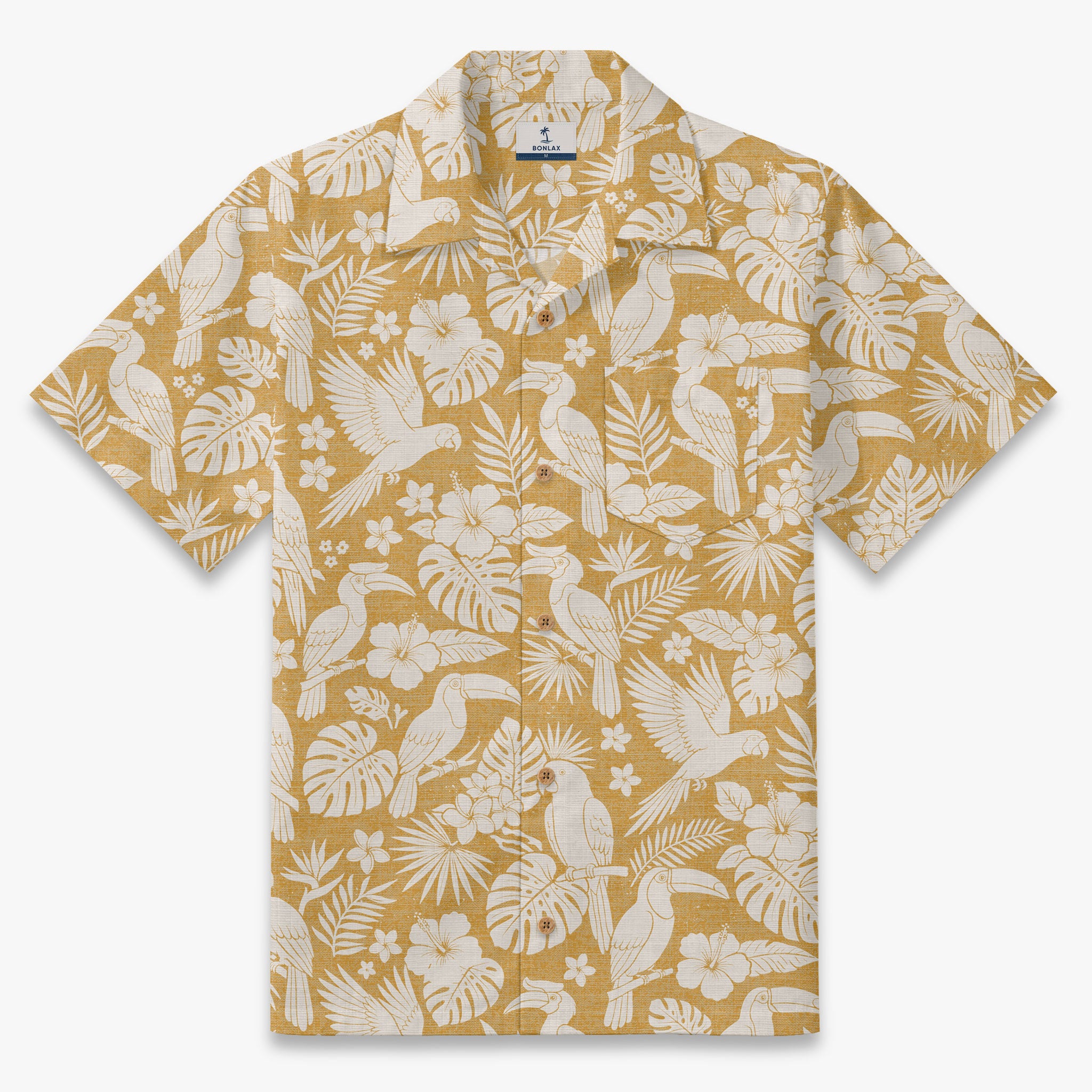 The Coastal Aviary Toile Camp Shirt