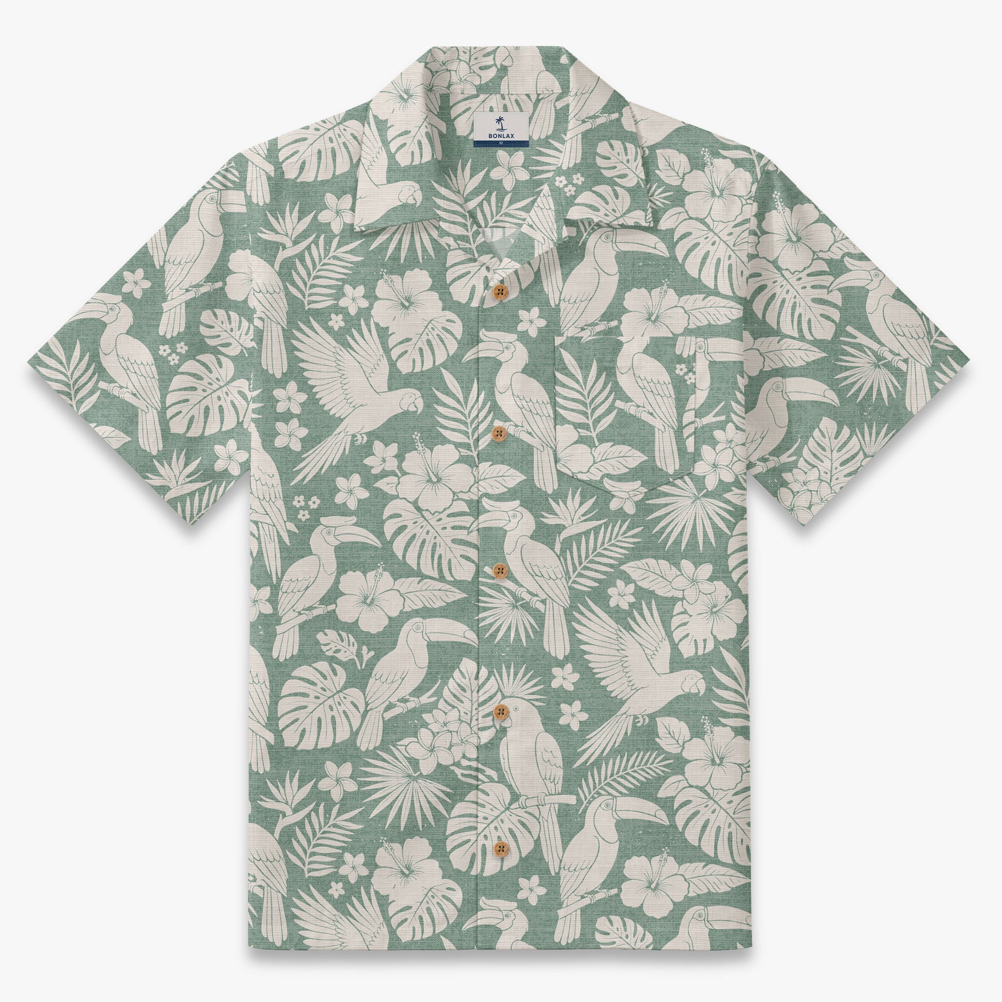 The Coastal Aviary Toile Camp Shirt