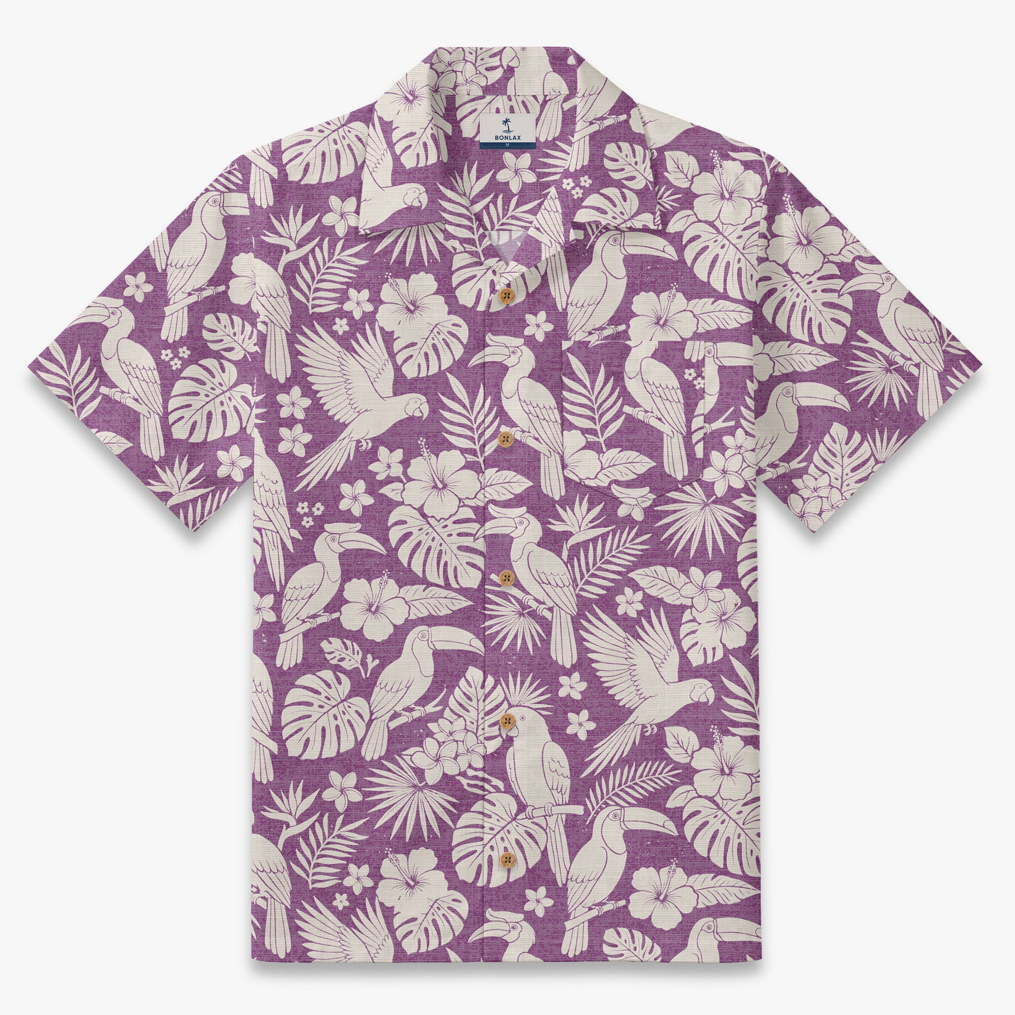 The Coastal Aviary Toile Camp Shirt