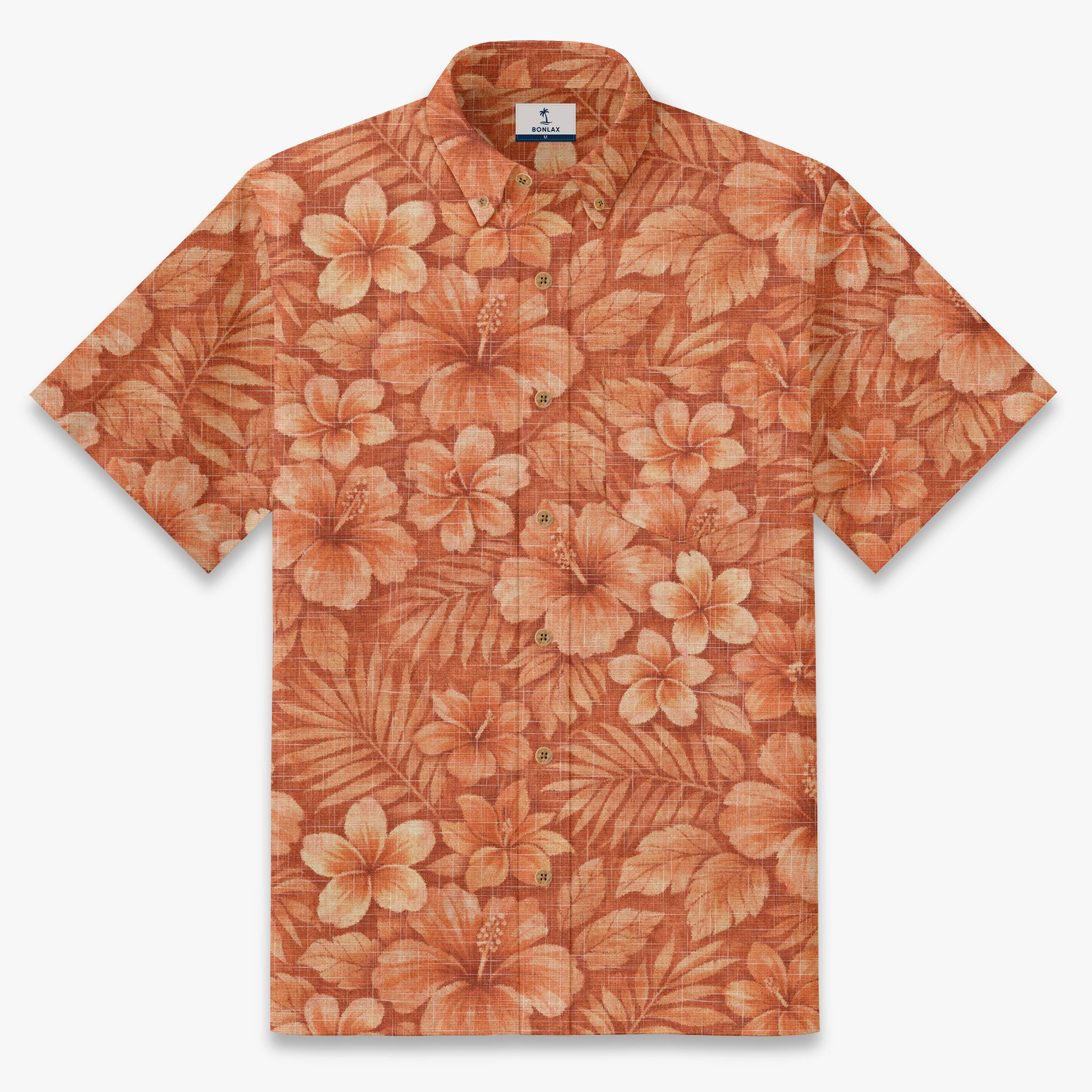 Pacific Slub Tonal Tropic Print