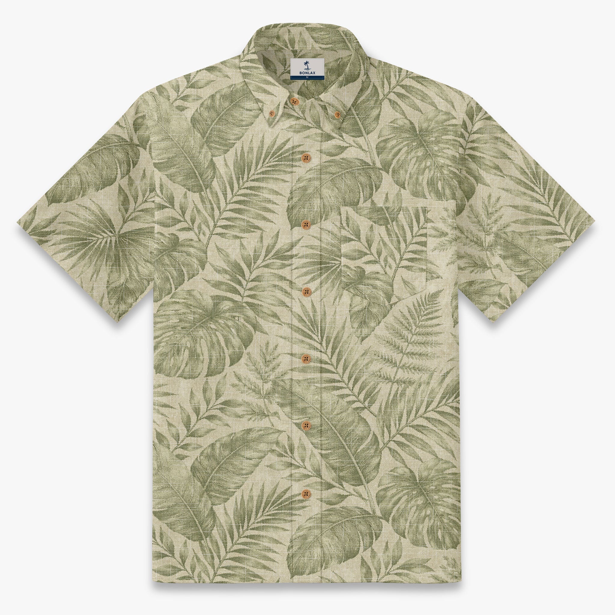 Vintage Indigo Frond Short Sleeve