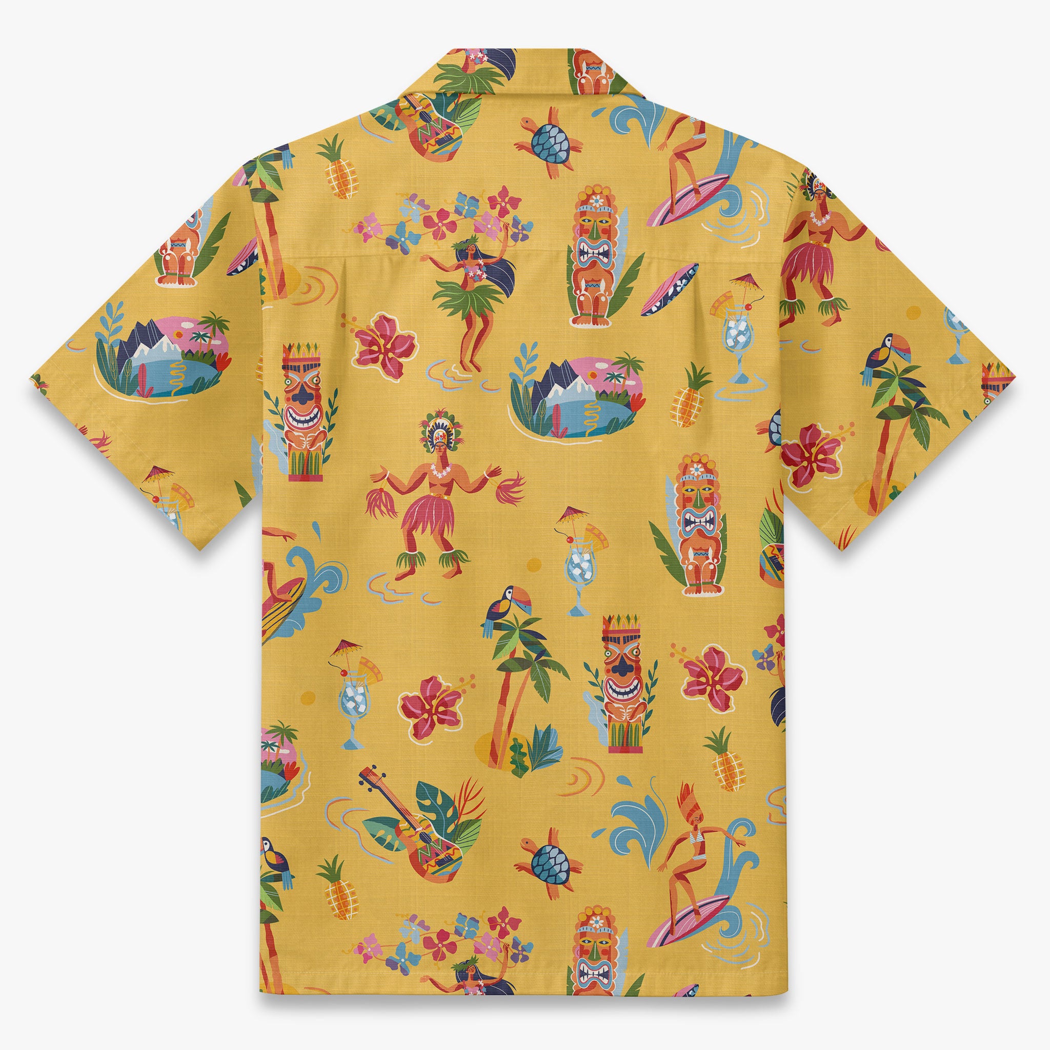 Retro Tiki Luau Hawaiian Shirt