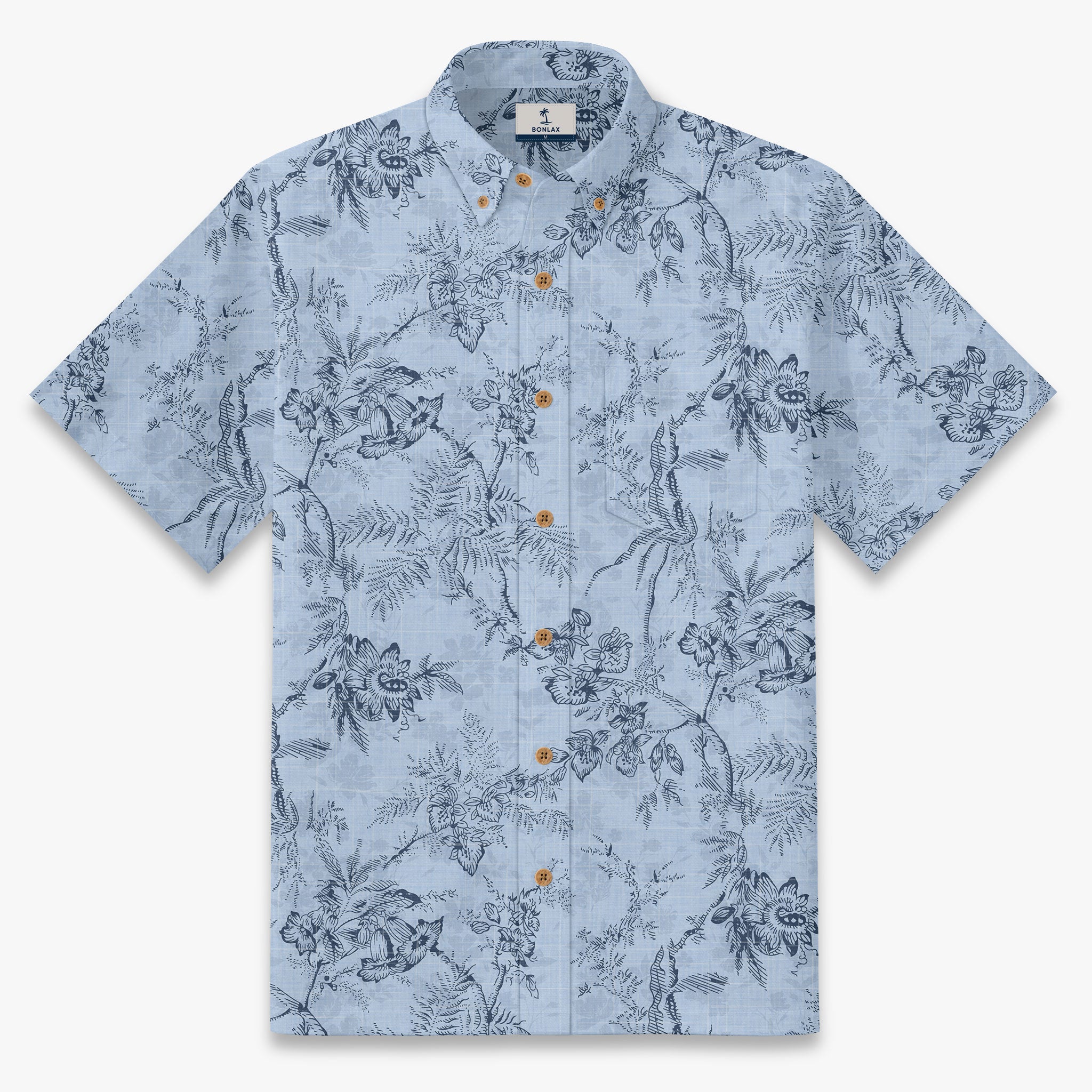 Monochromatic Botanical Toile