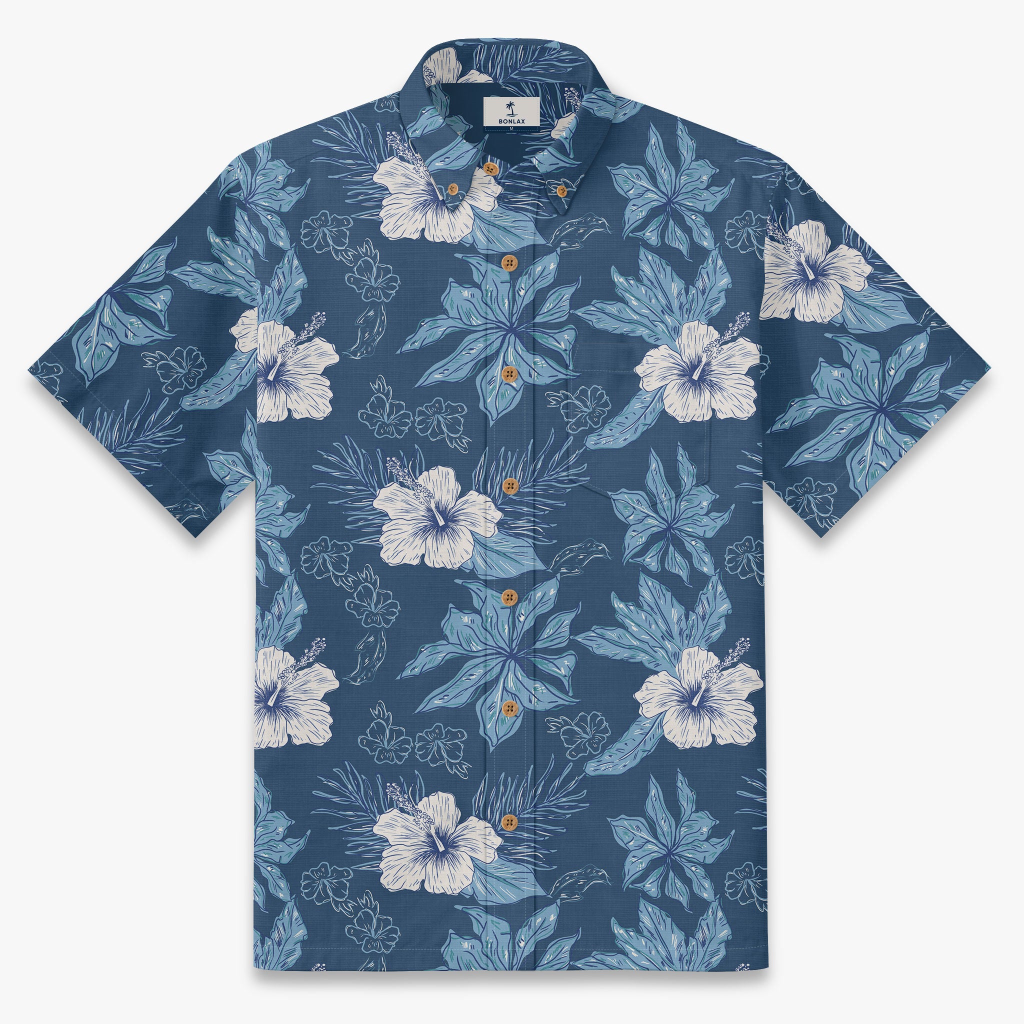 Midnight Hibiscus Shirt
