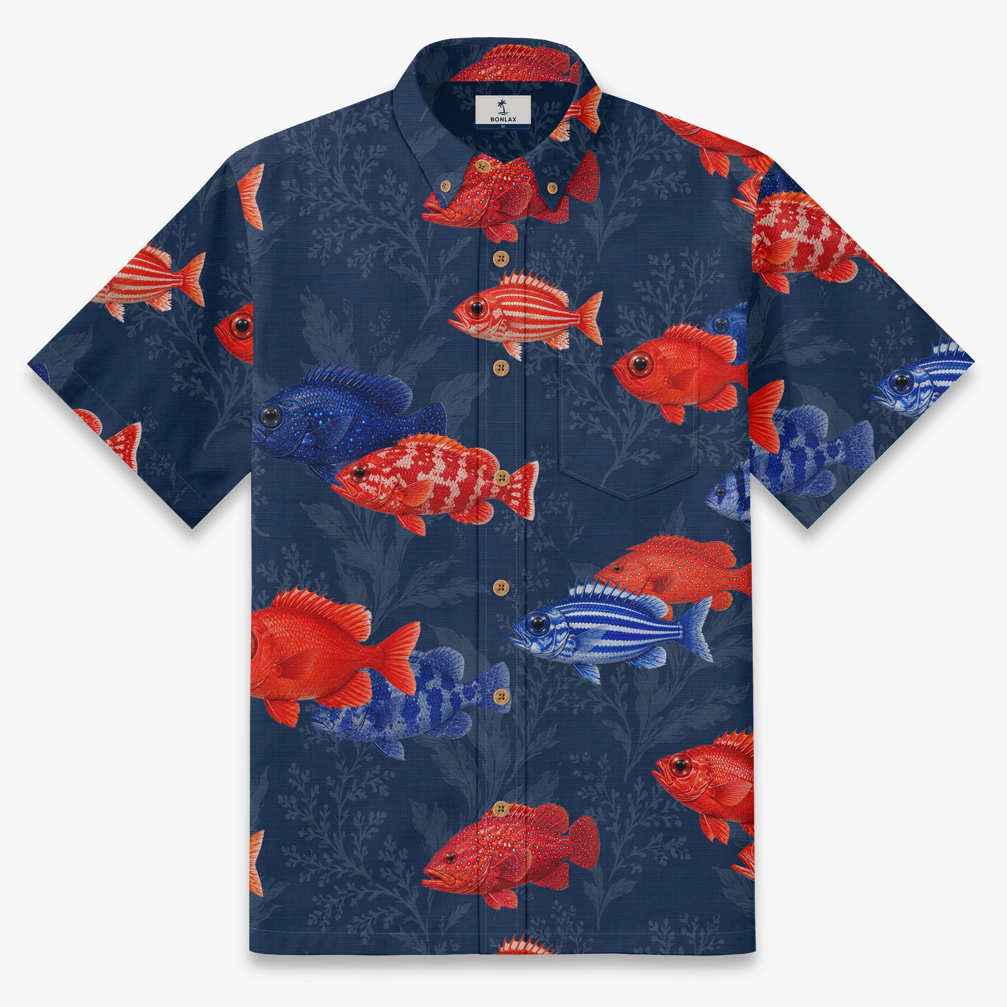 Midnight Reef Mariner Hawaiian Shirt