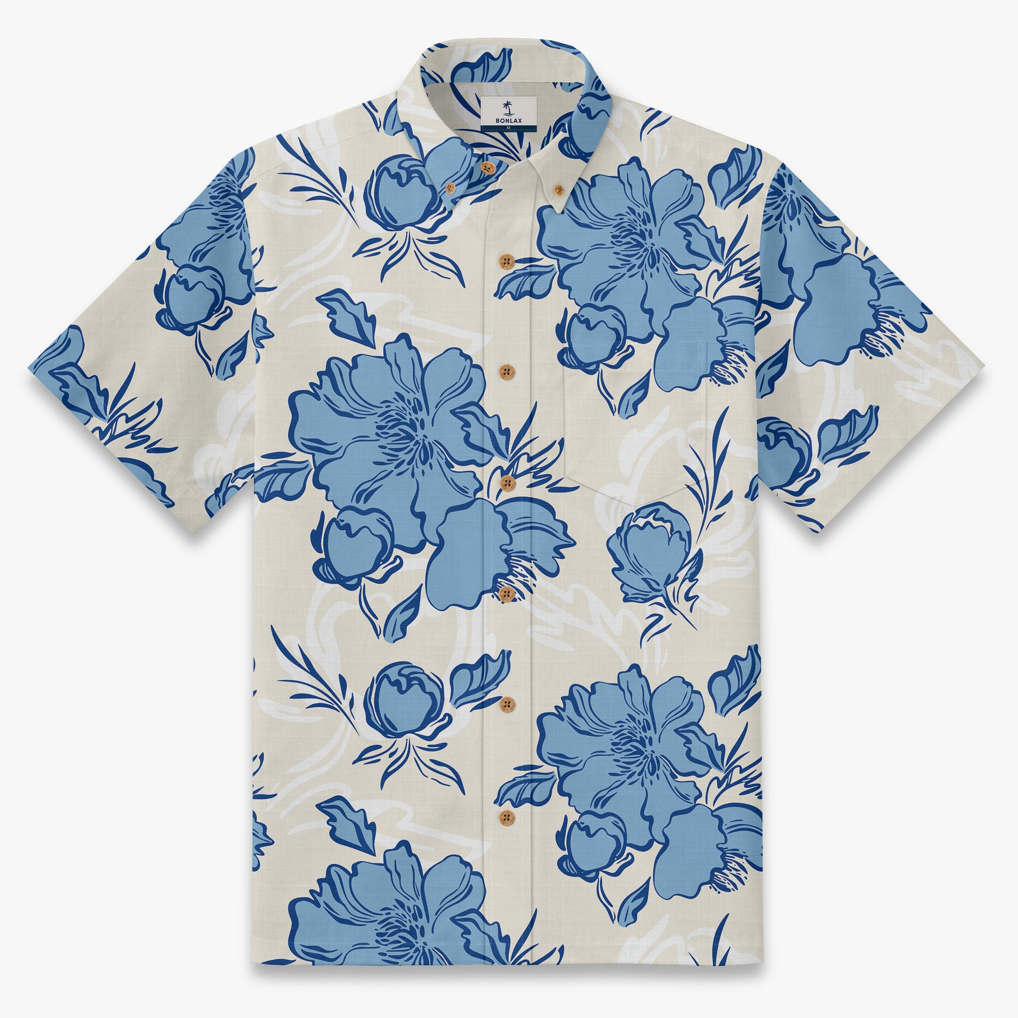 Vintage Peony Resort Shirt
