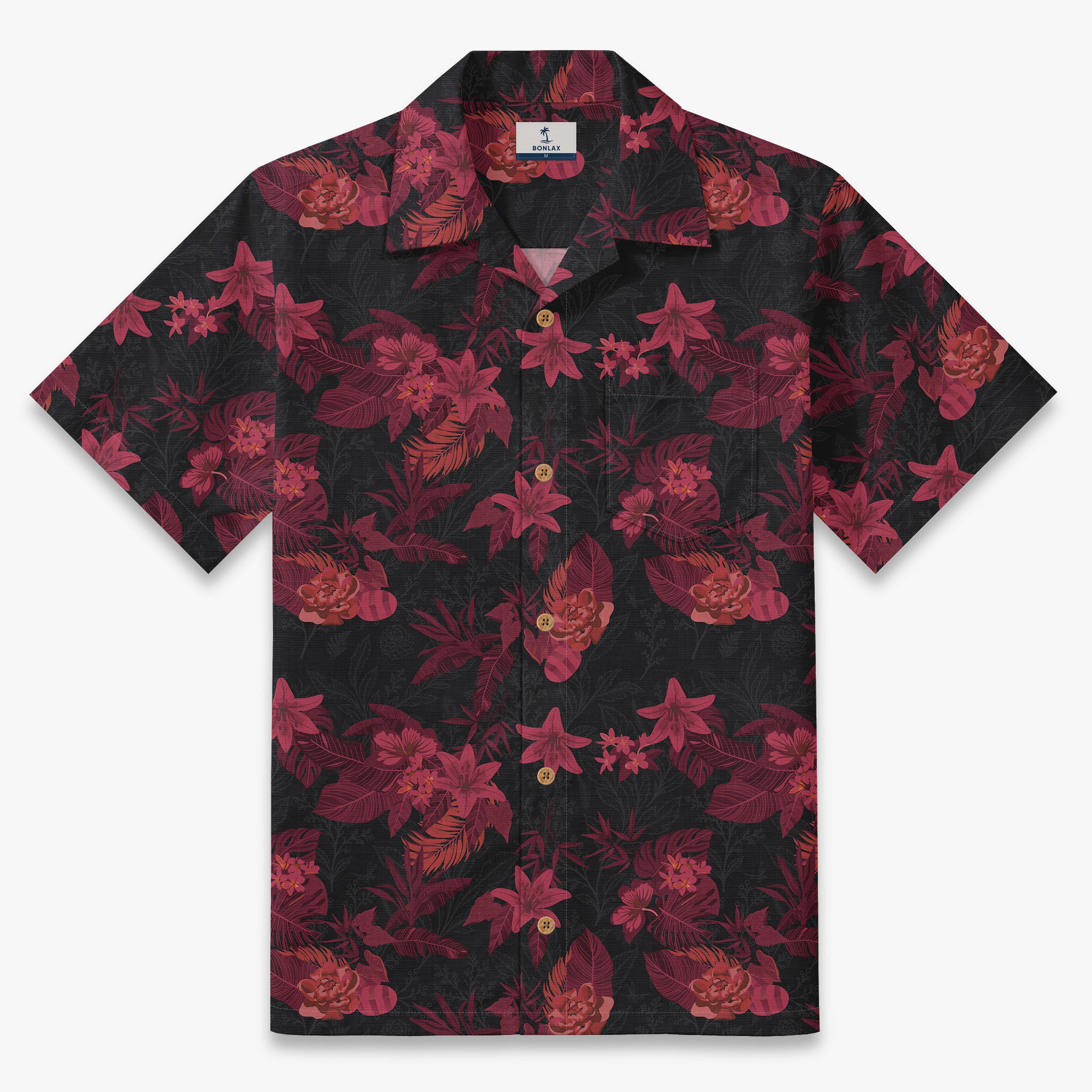 Resort Noir Camp Shirt