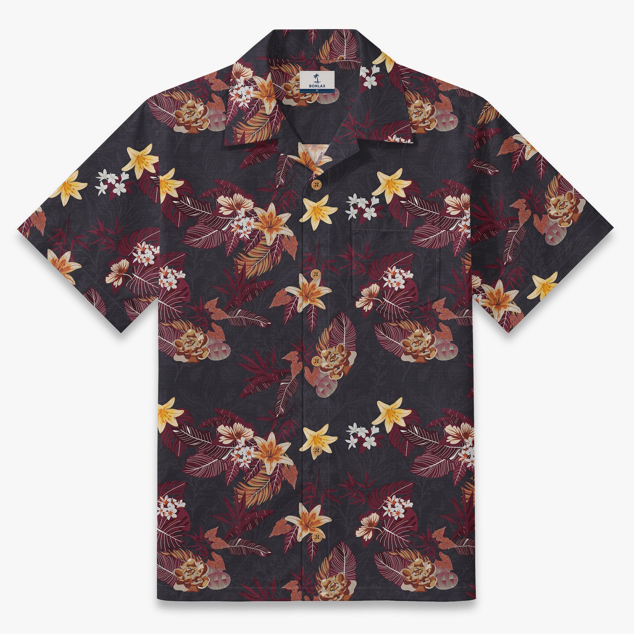 Resort Noir Camp Shirt