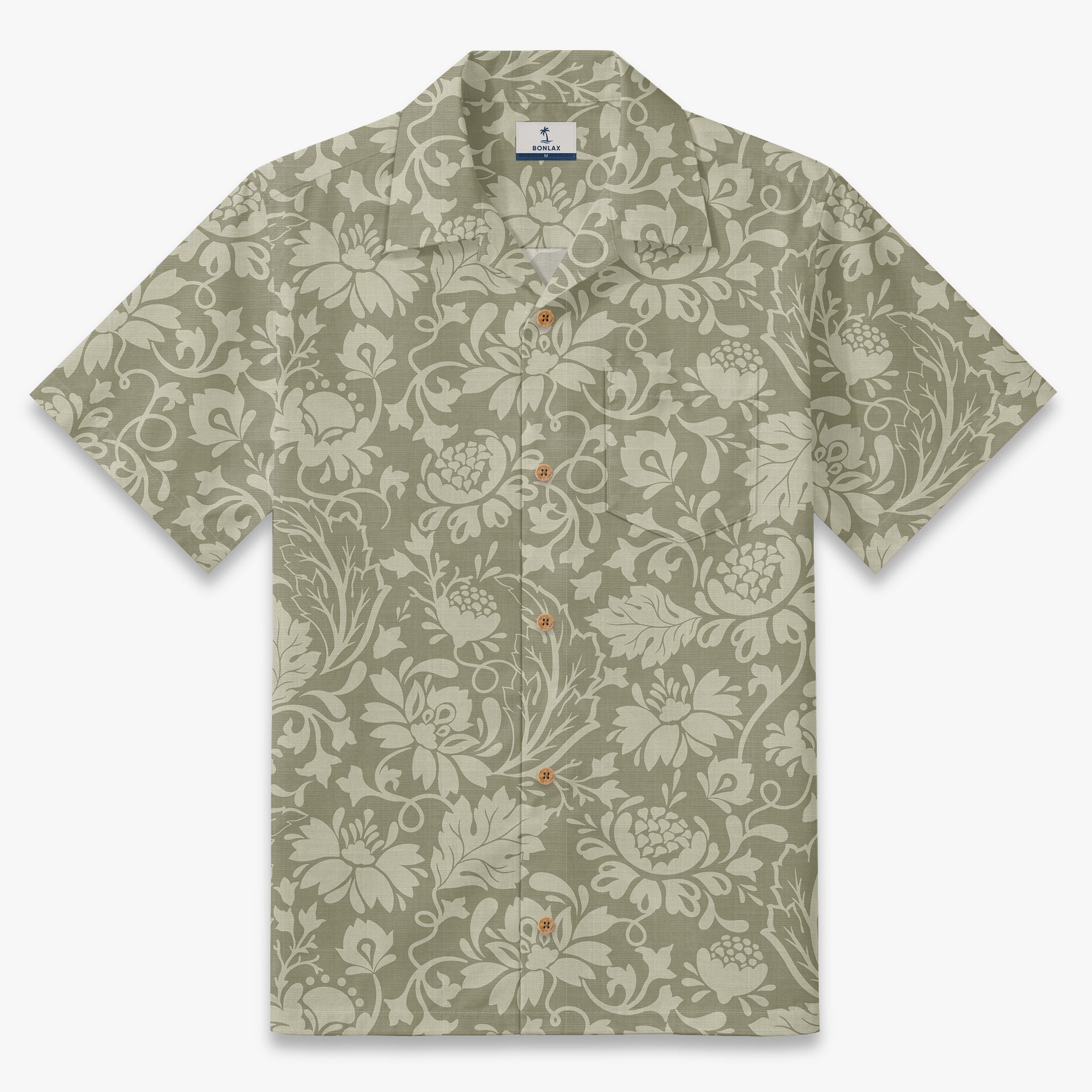 Ink Maple Leaf Camp Shirt