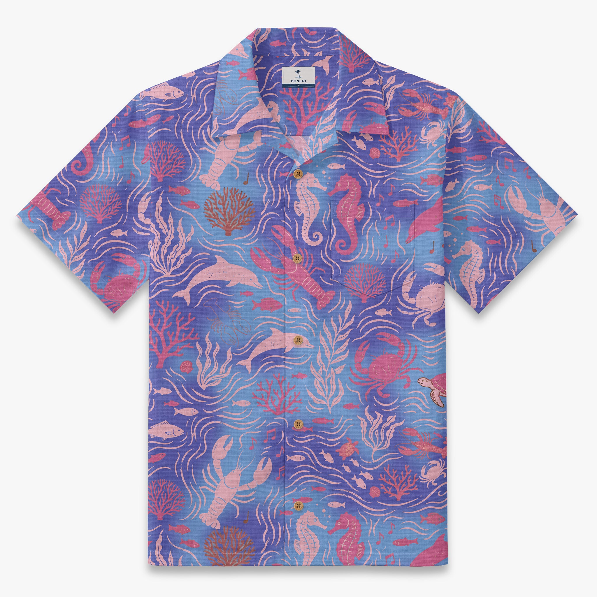 Deep Sea Symphony Camp Shirt