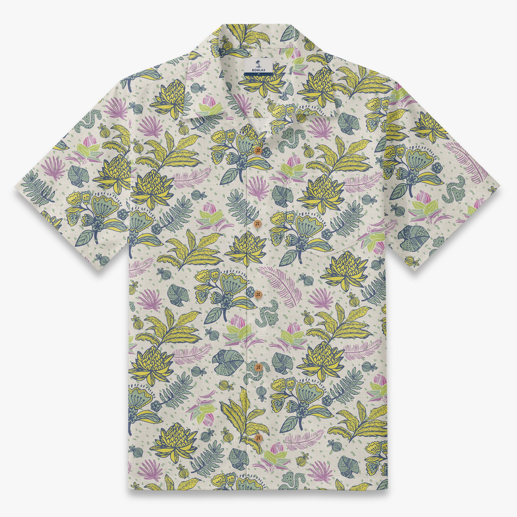 Vintage Protea Retreat Camp Shirt