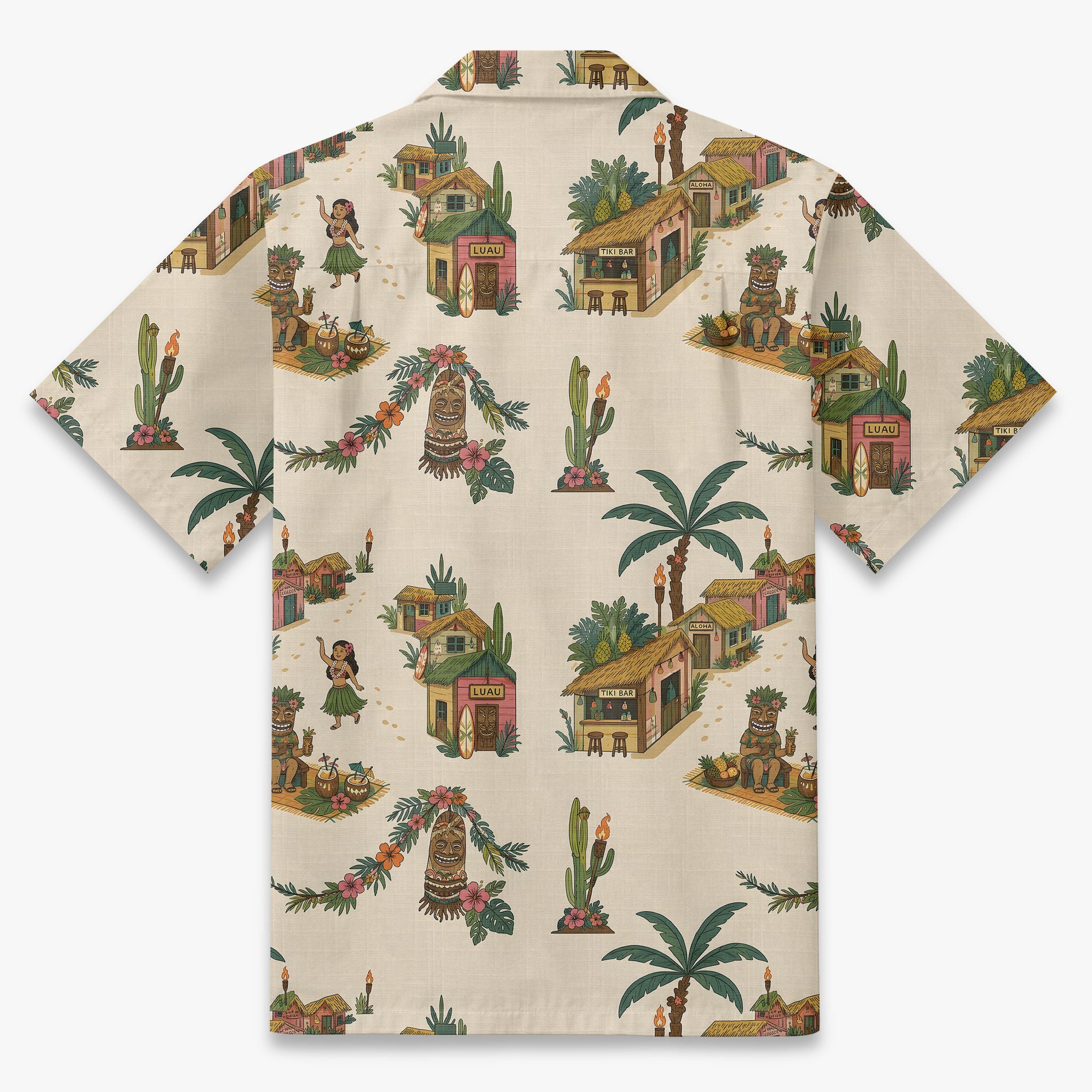 Vintage Tiki Oasis Camp Shirt