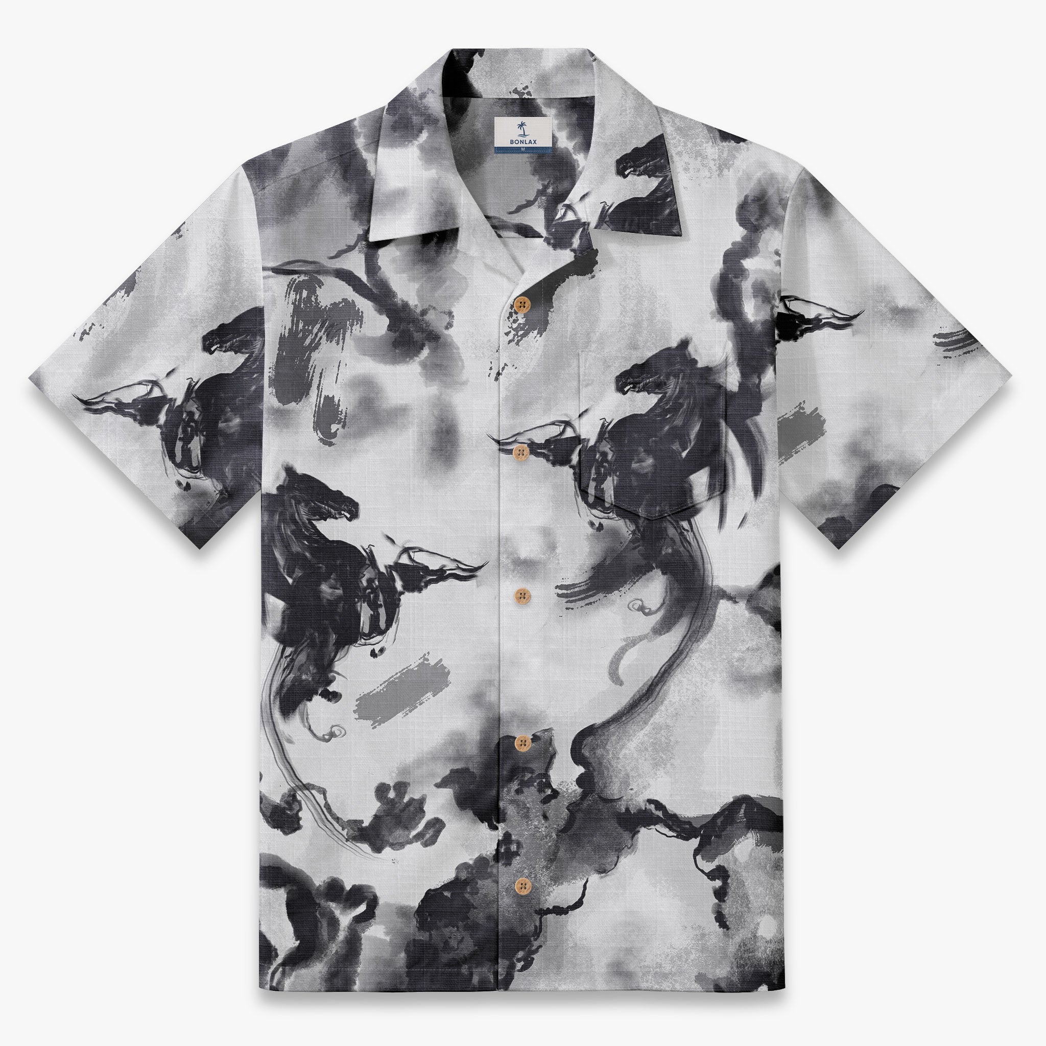 Midnight Ink Aloha Camp Shirt