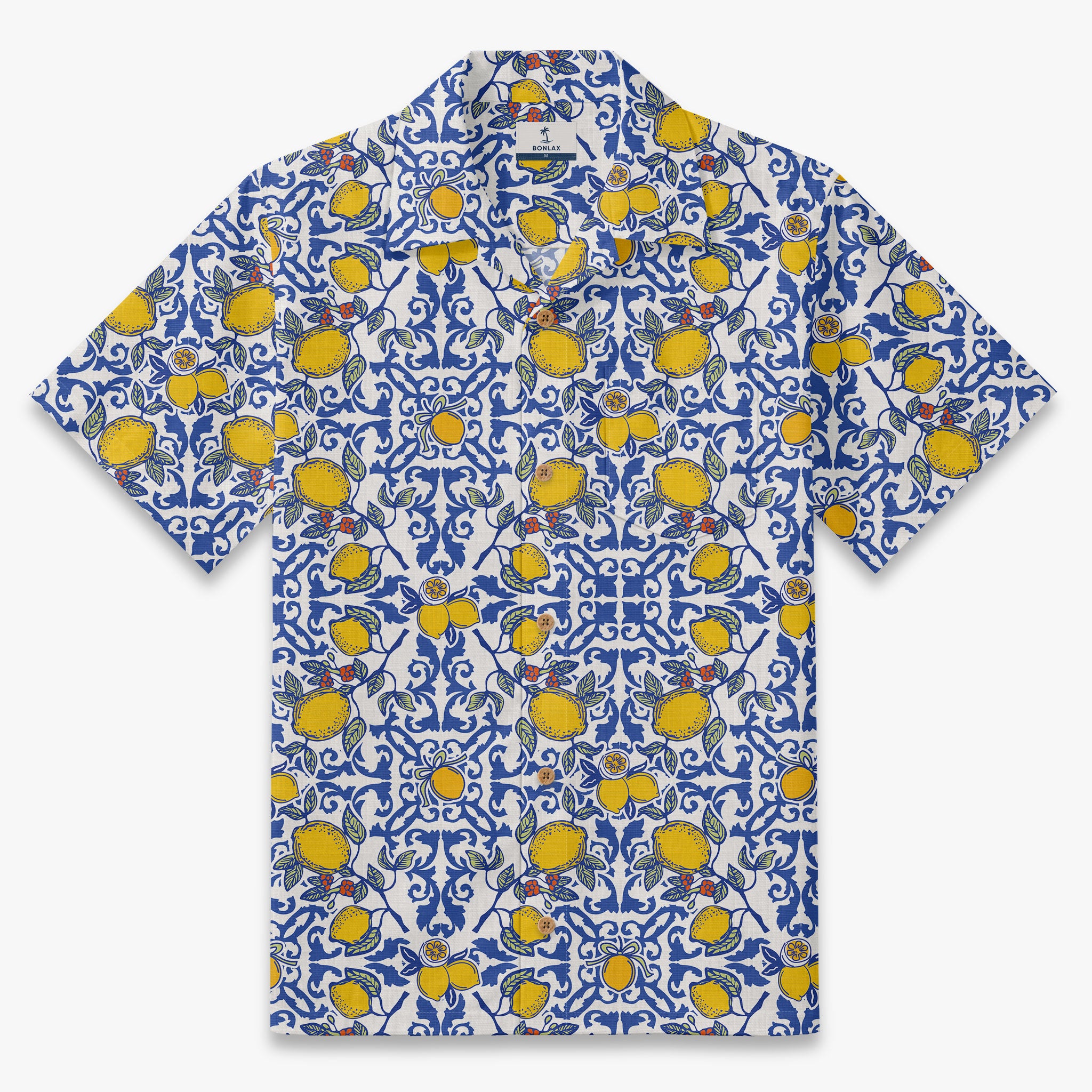 Amalfi Lemon Grove Camp Shirt