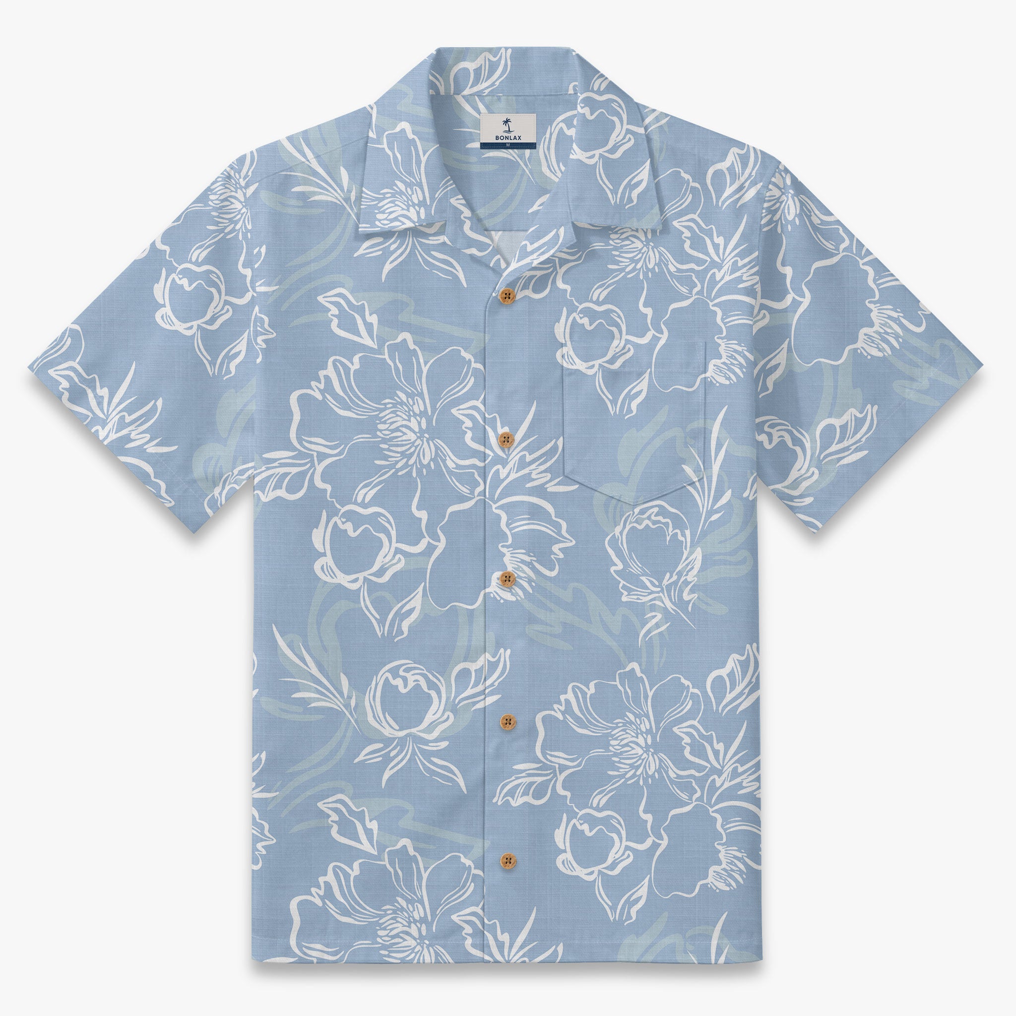 Vintage Peony Resort Camp Shirt