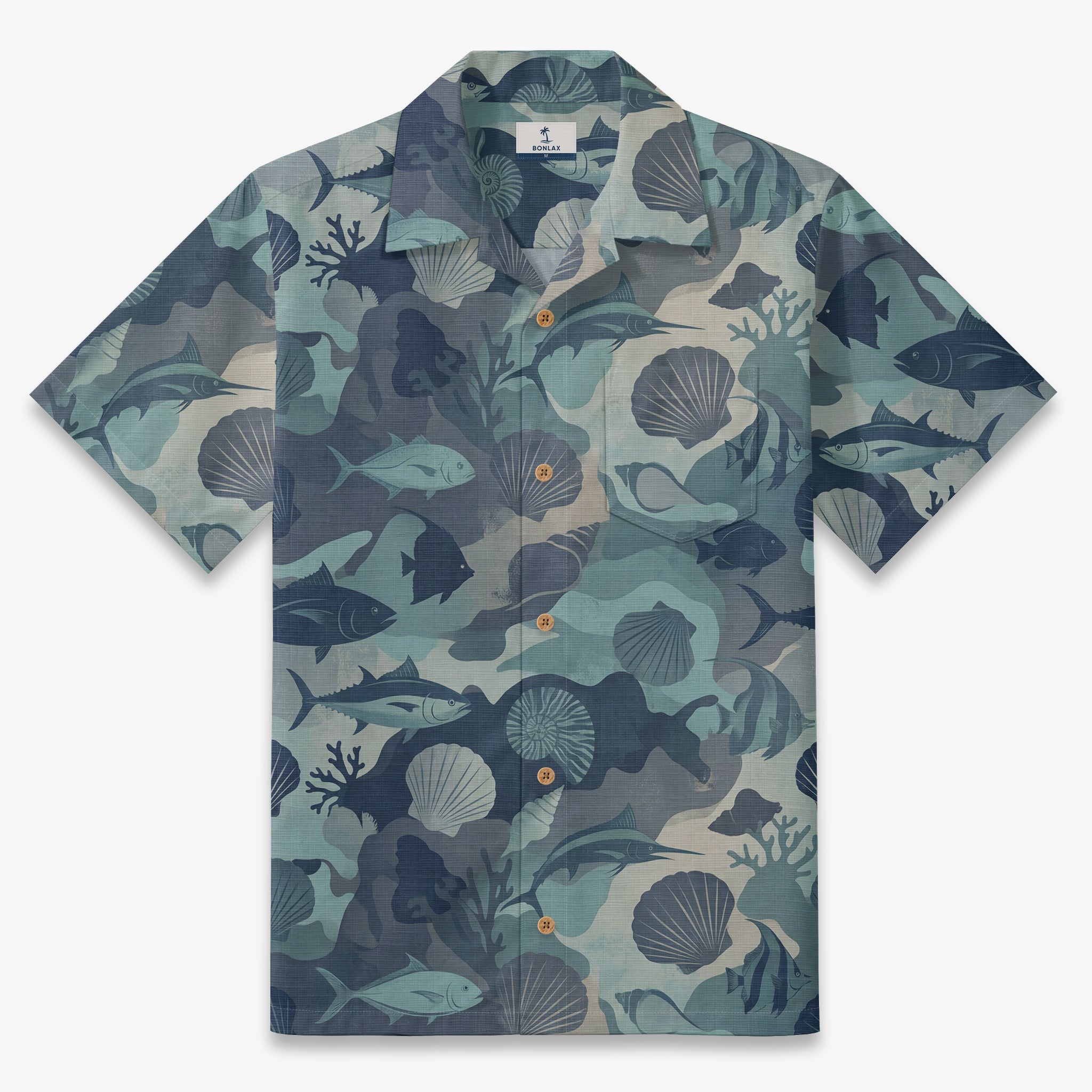 Deep Tide Camo Camp Shirt