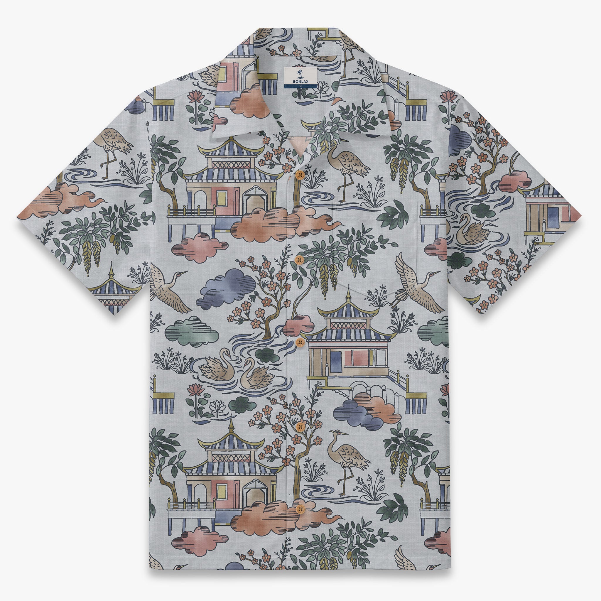 Jade Garden Camp Shirt