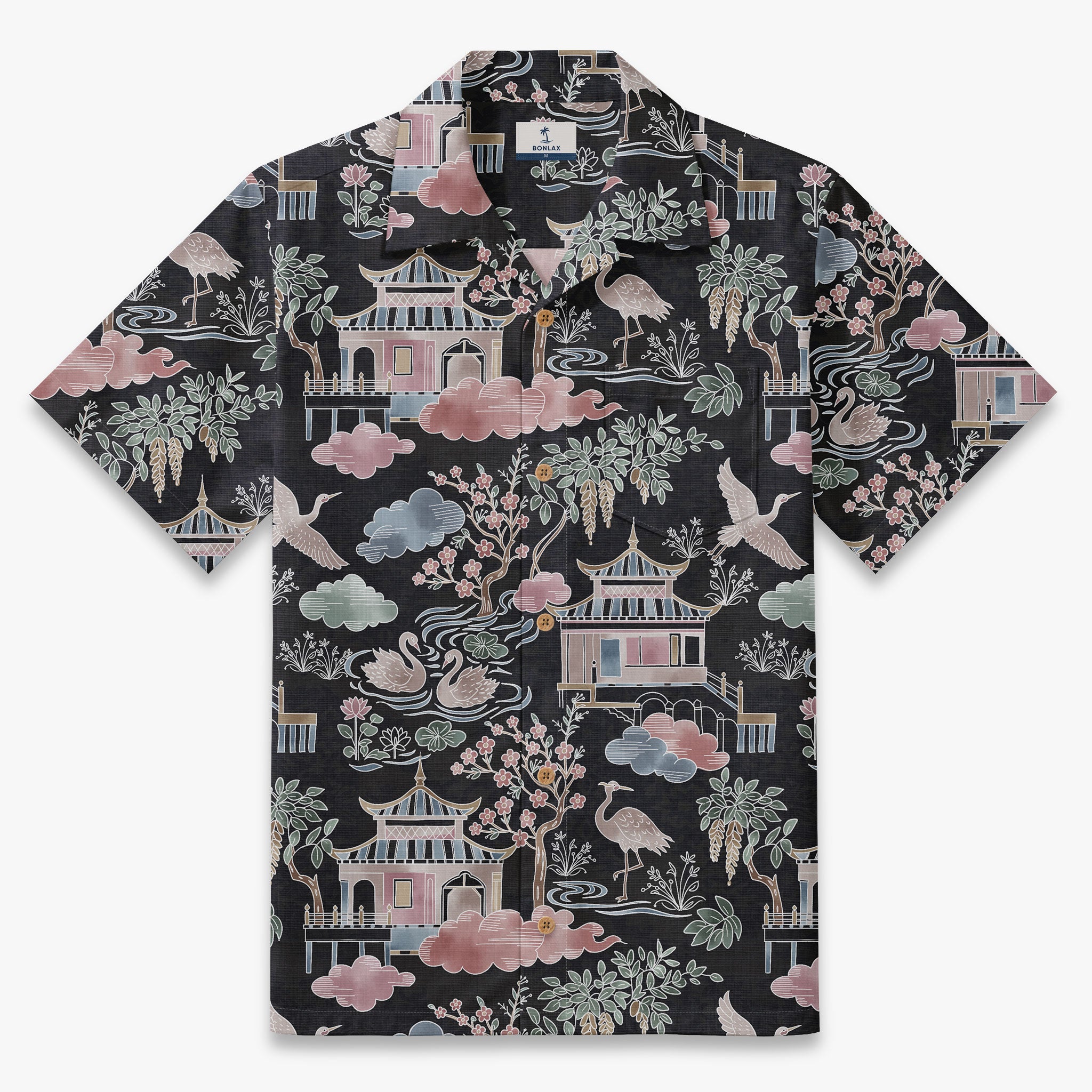 Jade Garden Camp Shirt
