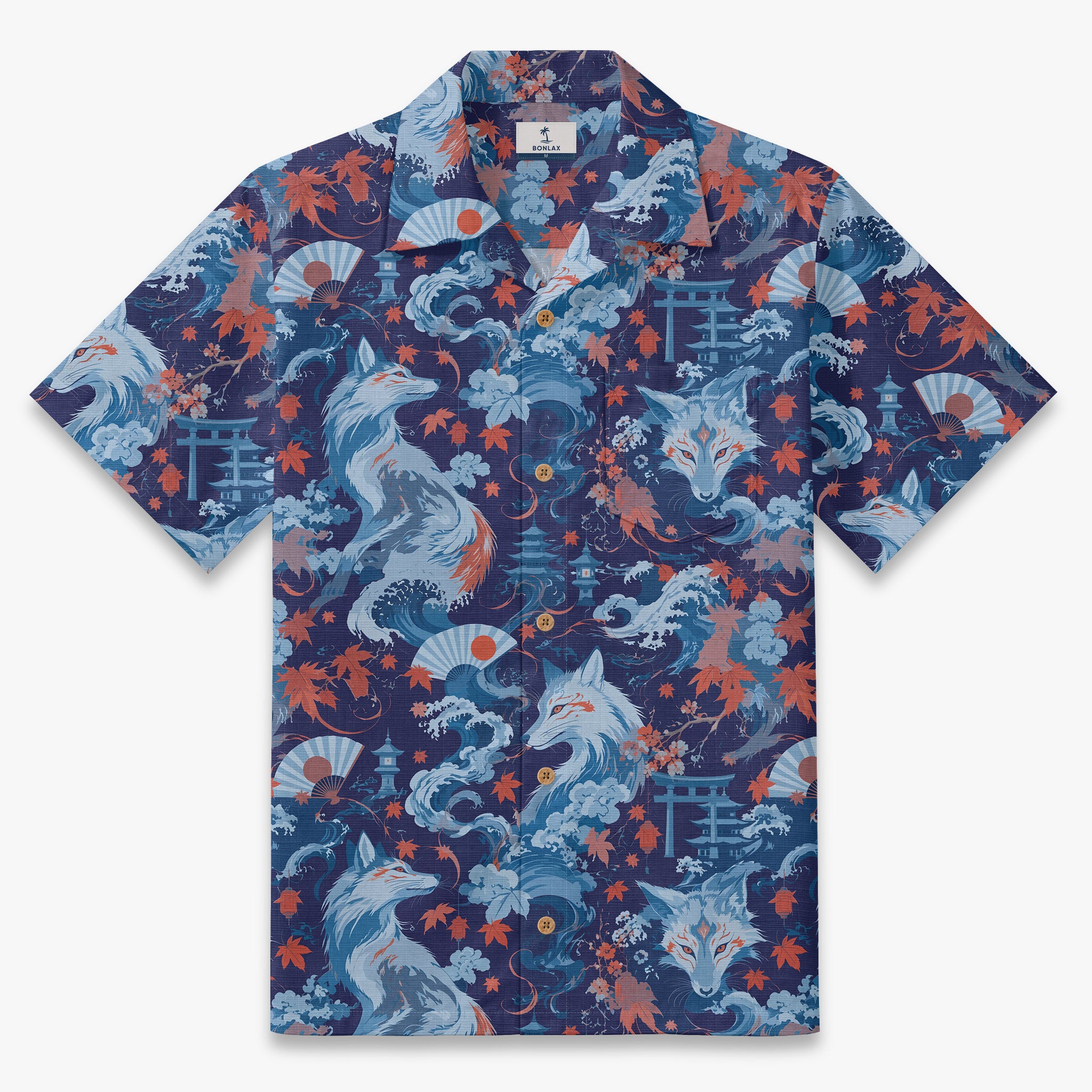 Kitsune Tide Camp Shirt | BONLAX