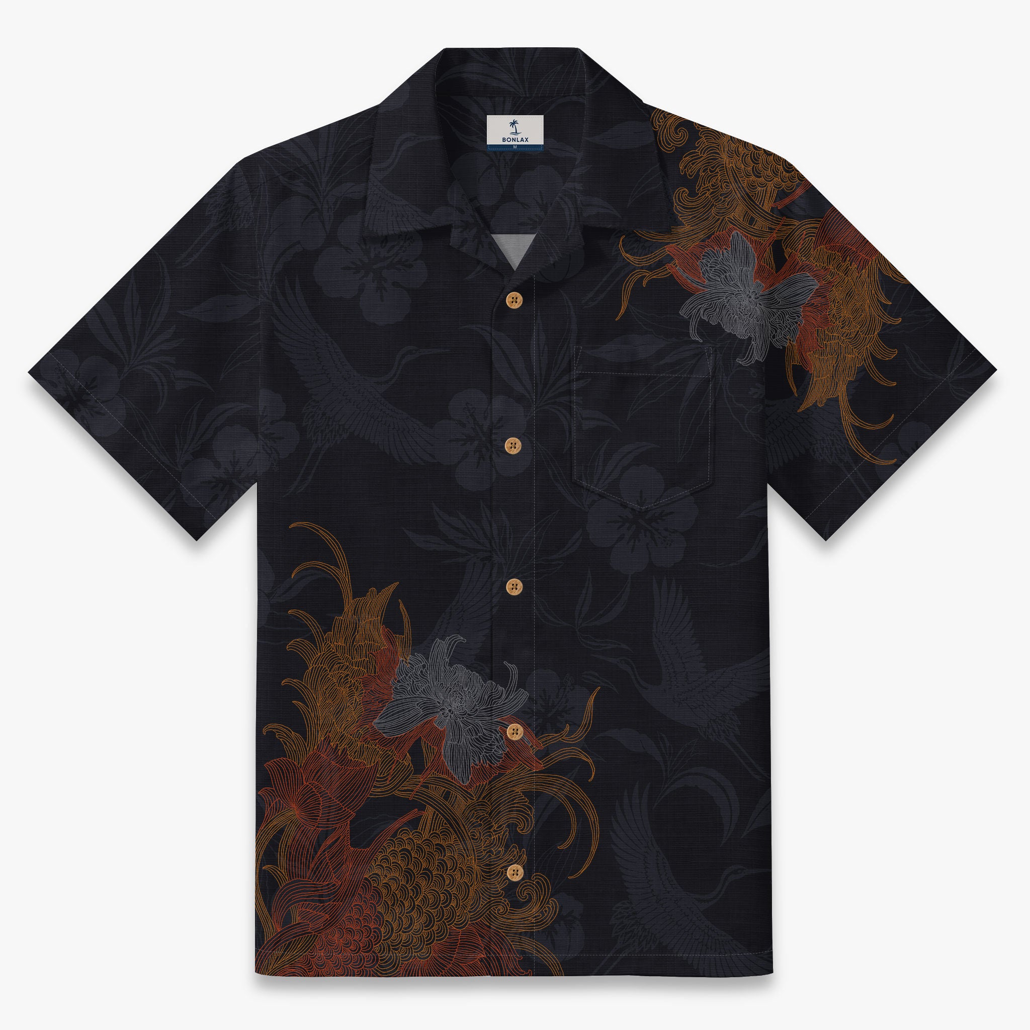 Vermilion Koi Drift Camp Shirt