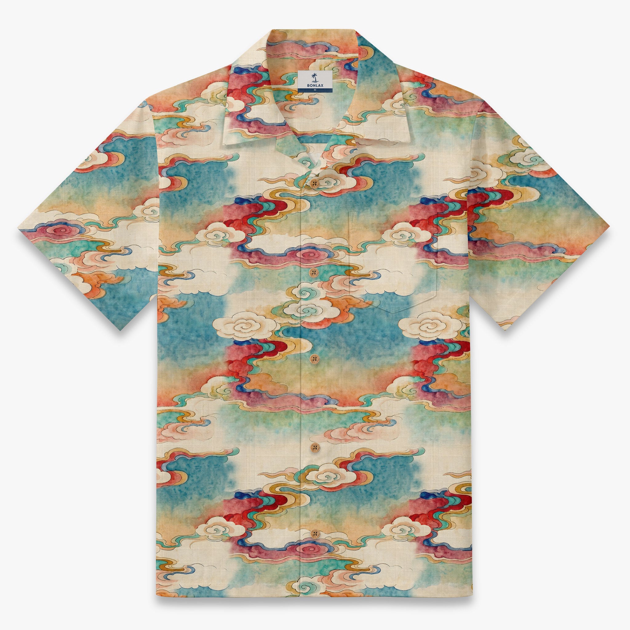 Silk Road Cloudscape Camp Shirt