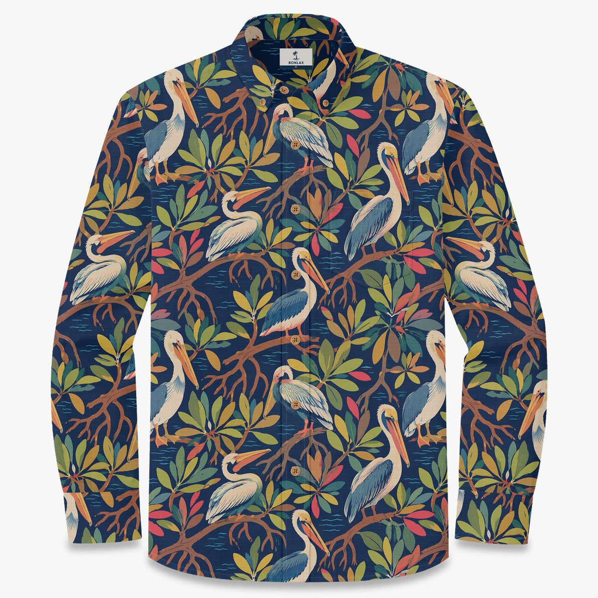 Mangrove Pelican Roost Long Sleeve Shirt