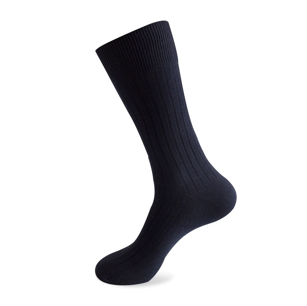 Autumn/Winter Striped Combed Cotton Crew/Mid-Calf Socks
