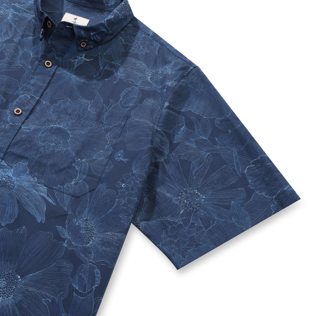 Indigo Floral Elephant Whisper