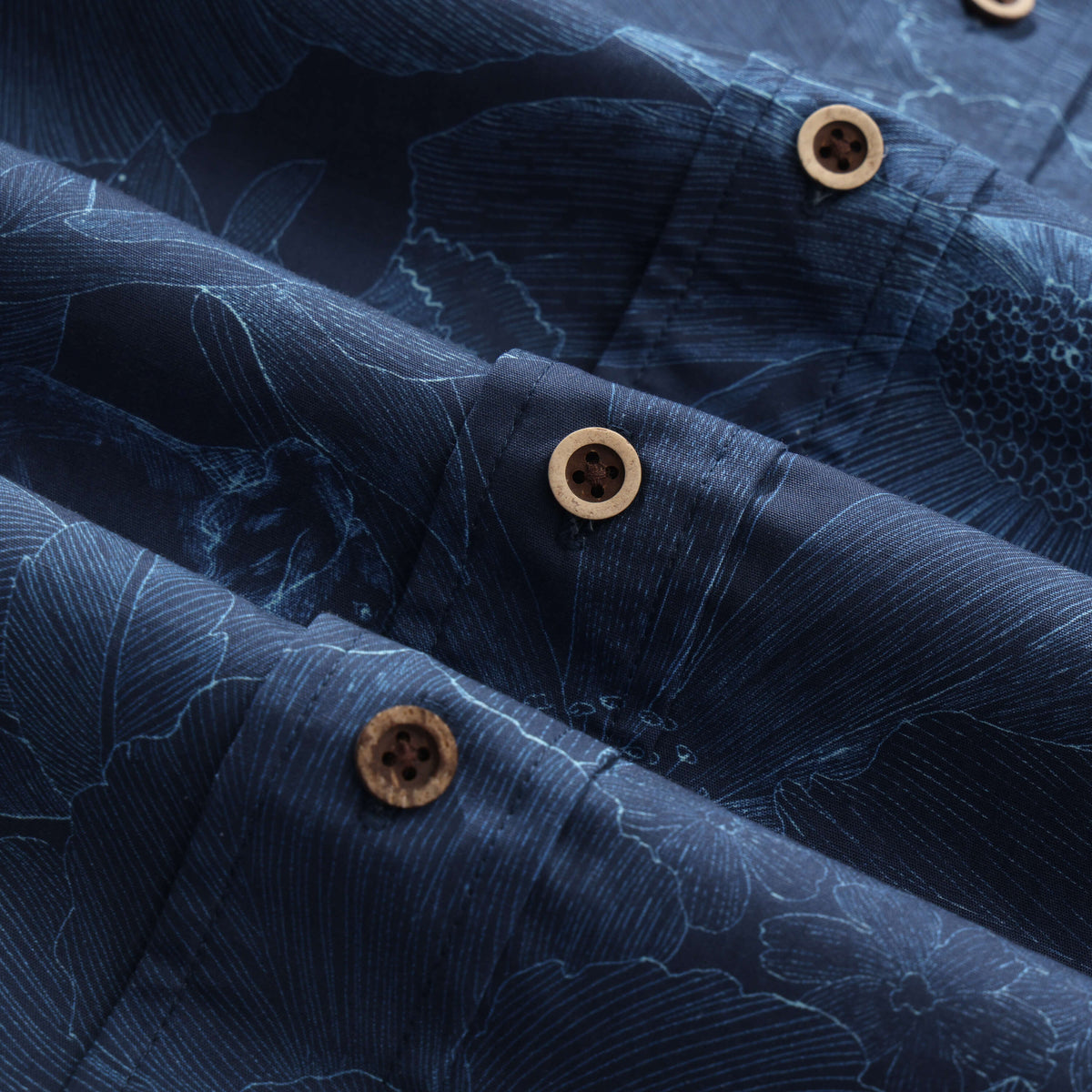 Indigo Floral Elephant Whisper